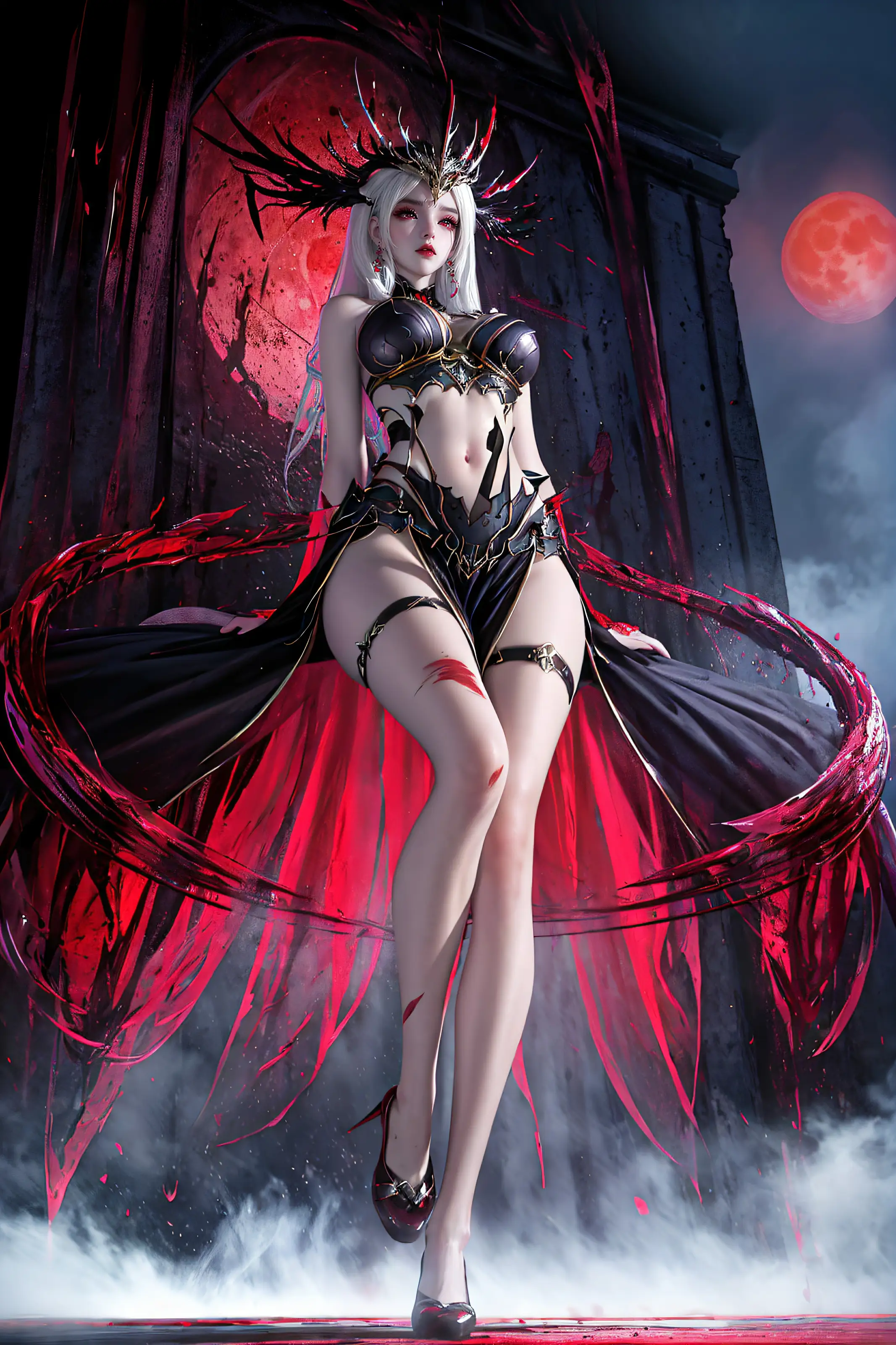 [AI壁纸] 神澜奇域 红宝女皇 [29P]插图2