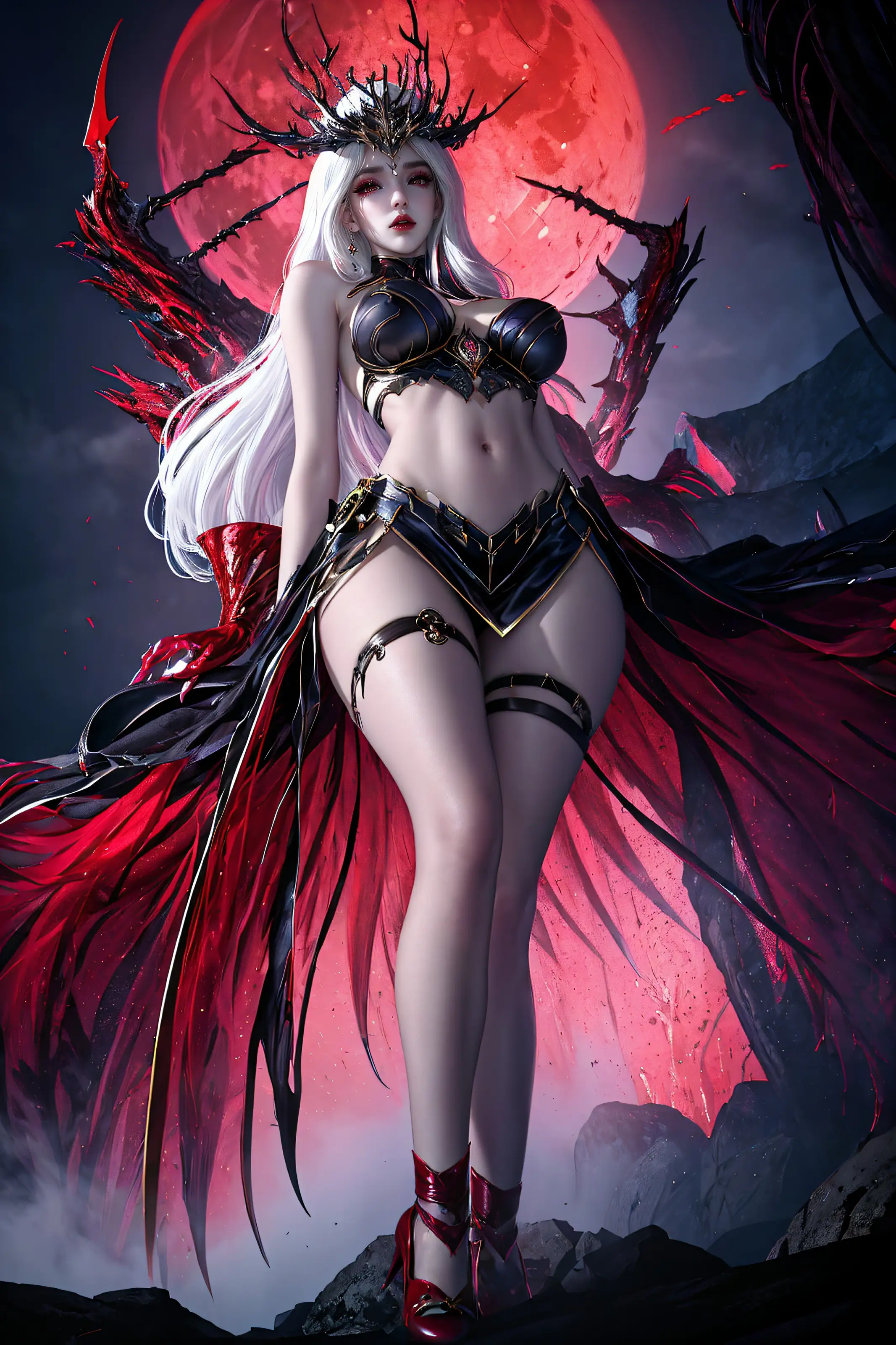 [AI壁纸] 神澜奇域 红宝女皇 [29P]插图3