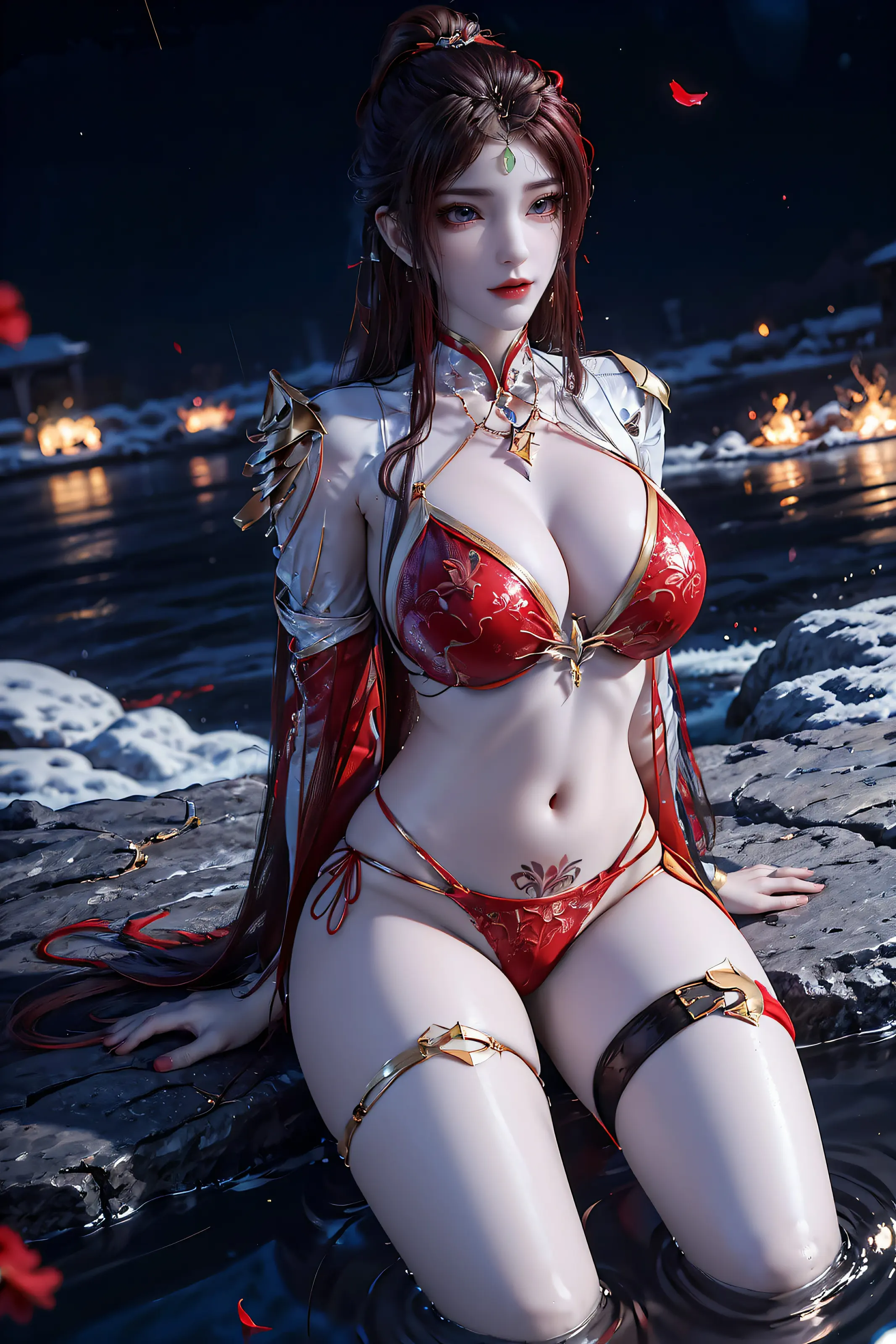 [AI壁纸] 红凰 [40P]插图1