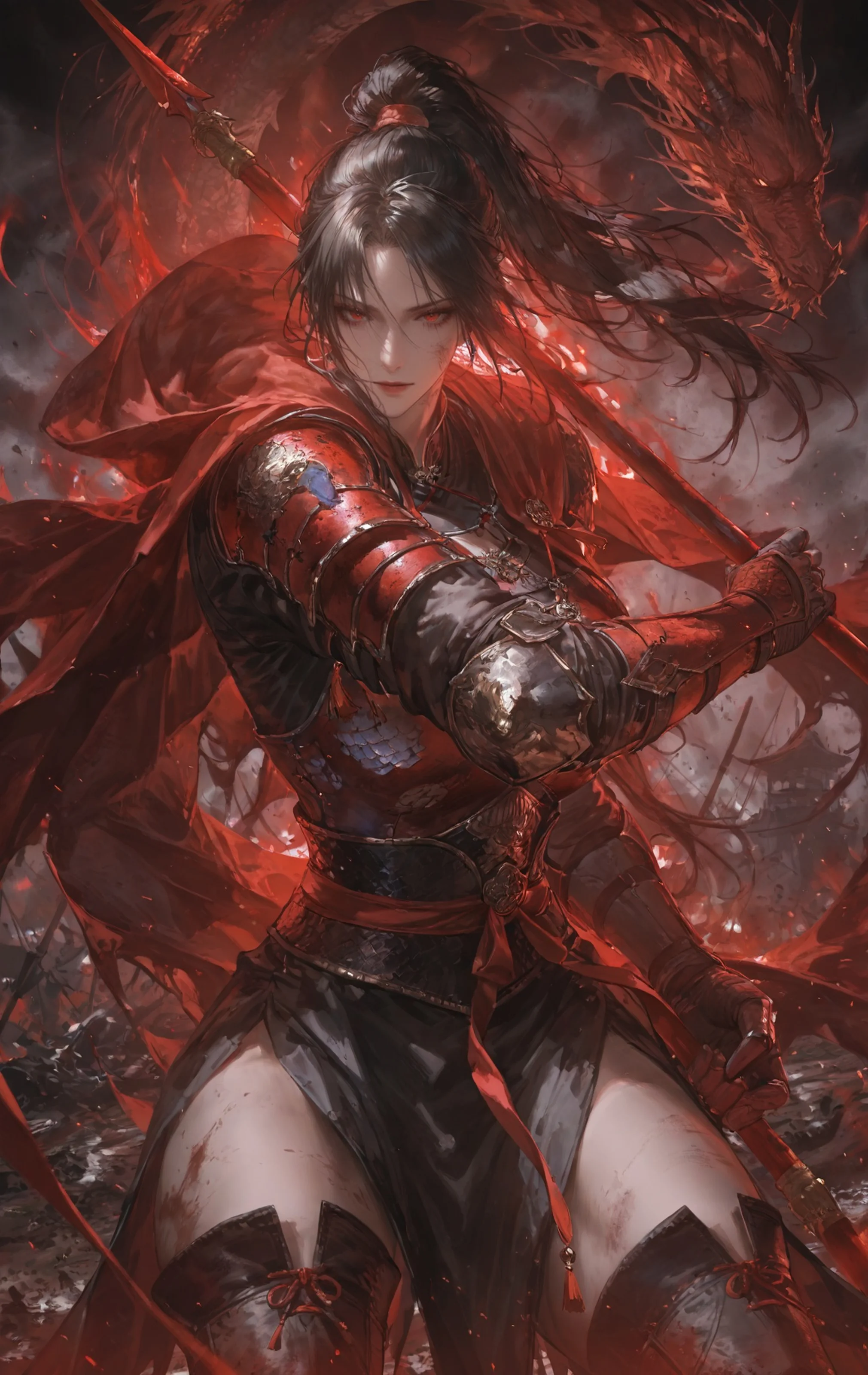 [AI壁纸] 赤月骑士 [34P]插图5