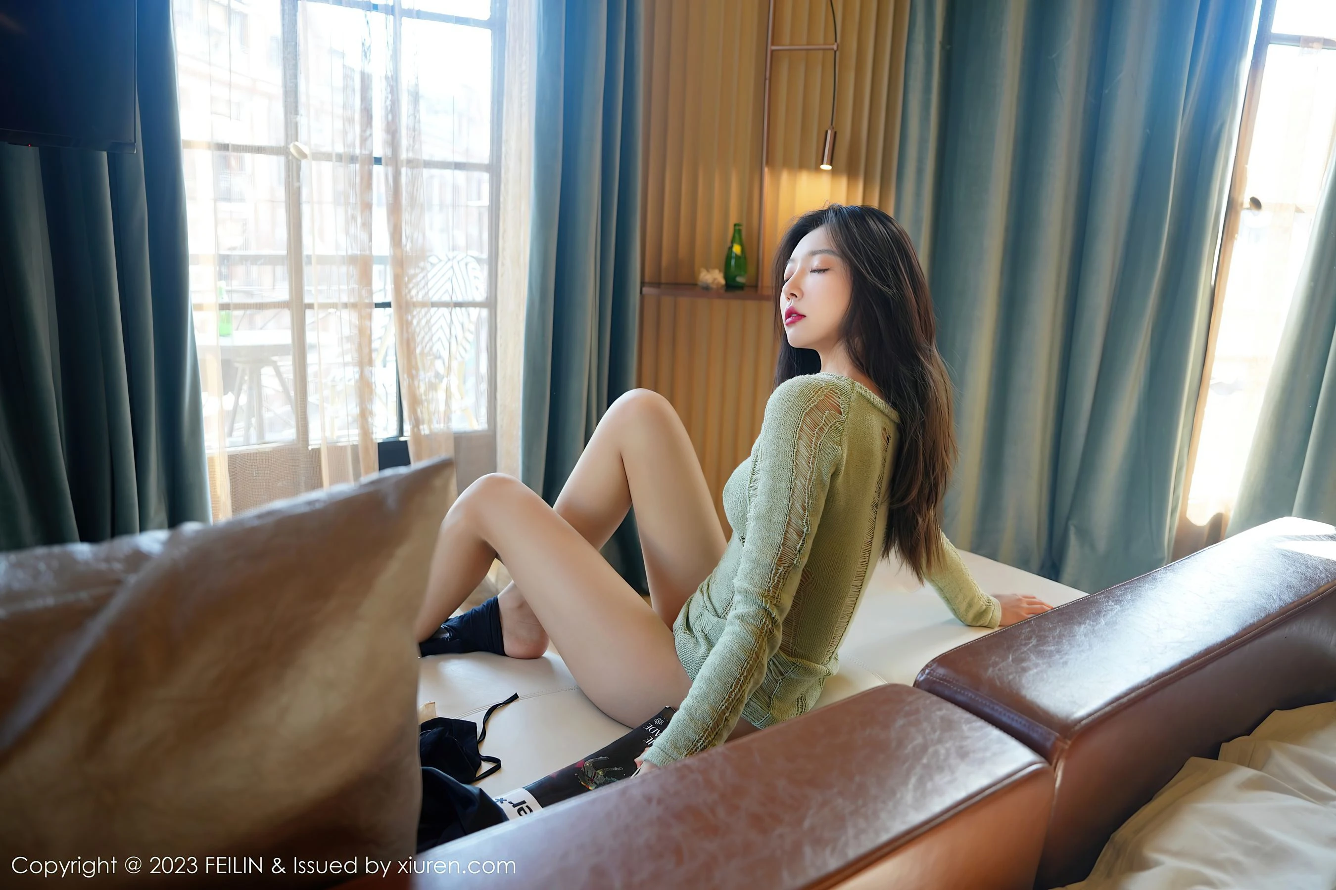 嗲囡囡 VOL.462 冯木木LRIS 妩媚美腿插图4