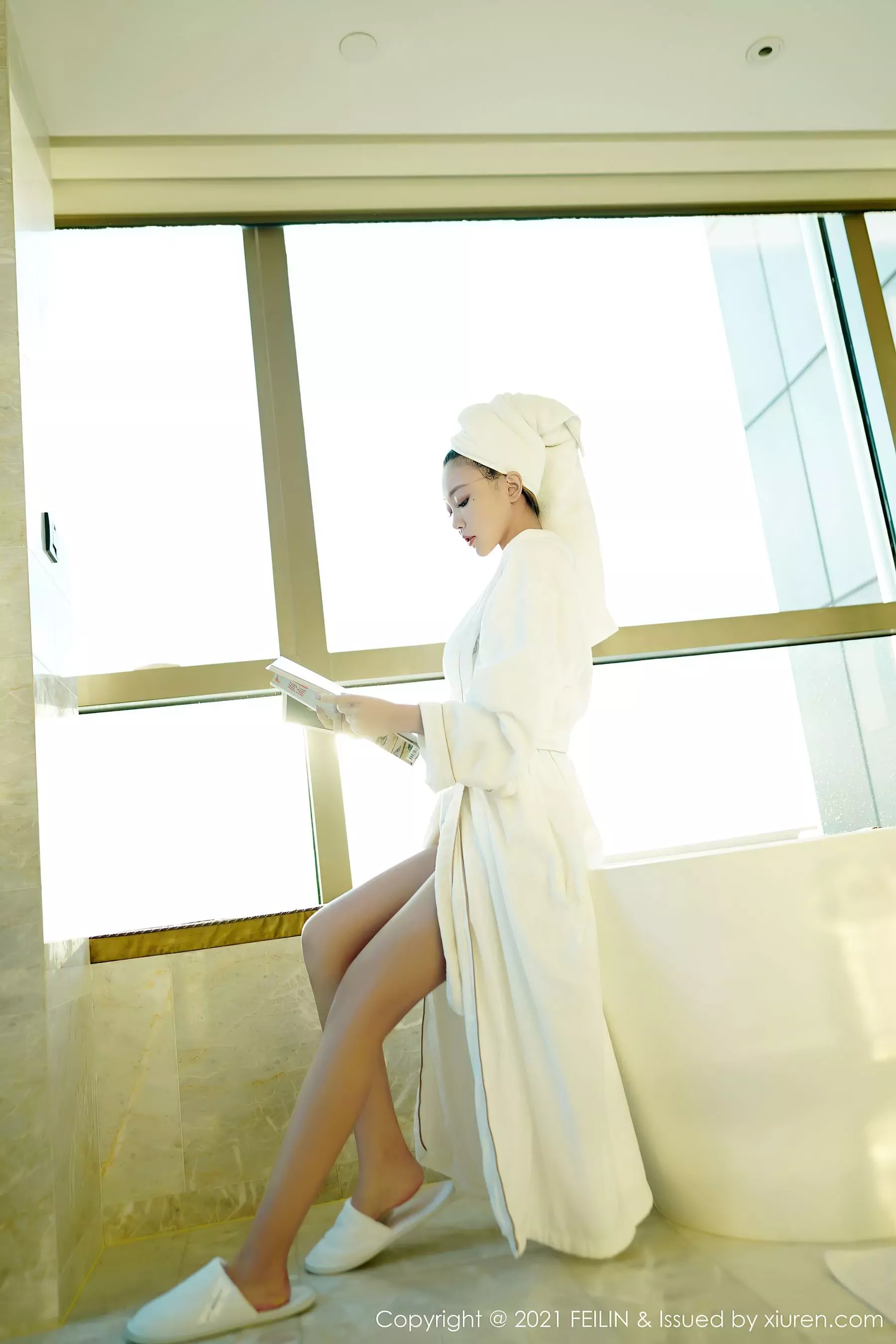 嗲囡囡 VOL.388 冯木木LRIS &洁白动人的旗袍包裹插图