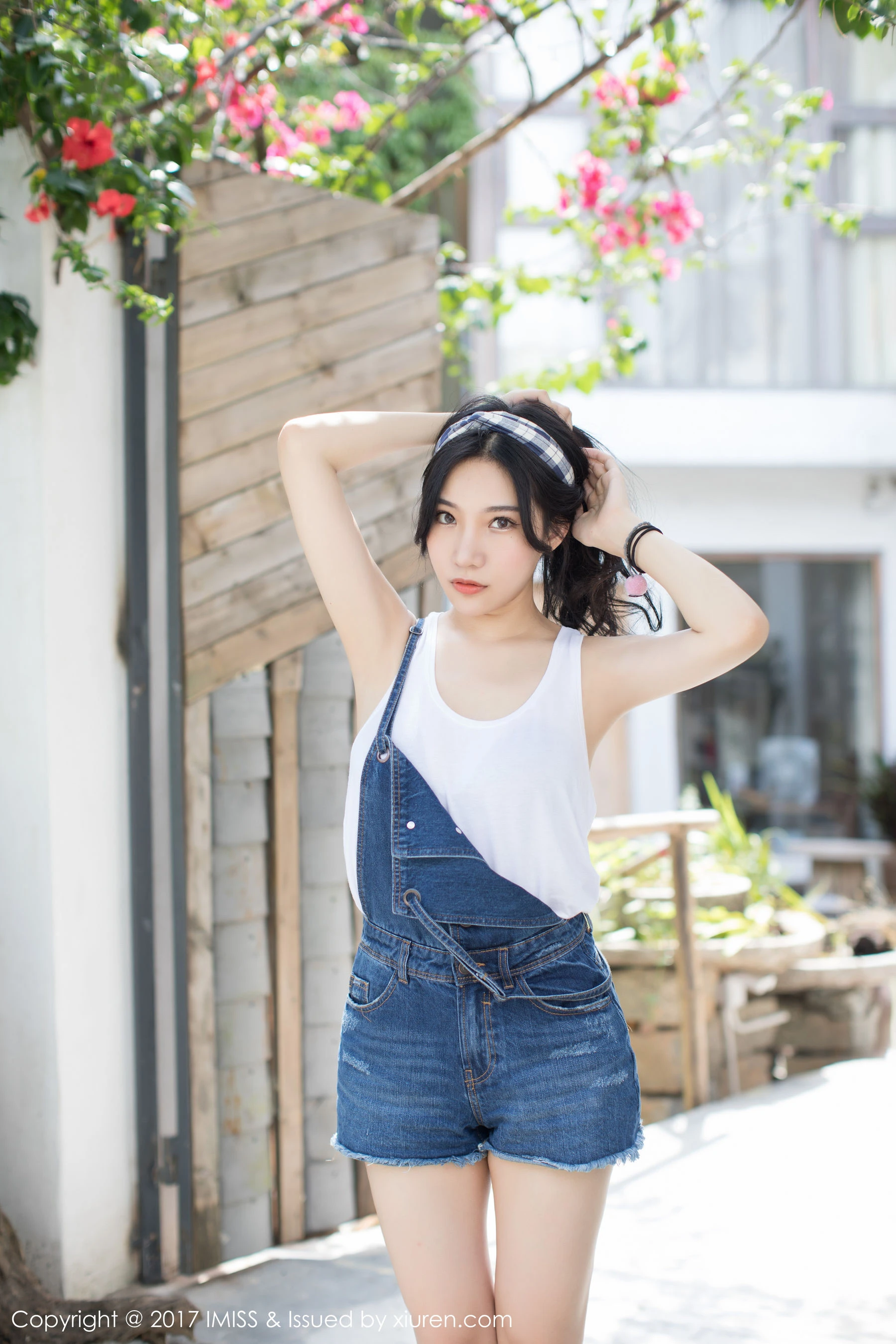 小狐狸Sica《牛仔短裤小清新系列》 爱蜜社 VOL.180插图4