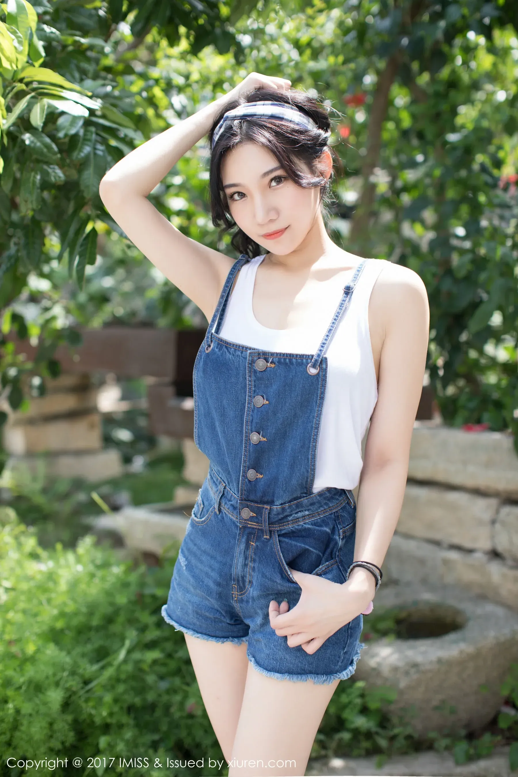 小狐狸Sica《牛仔短裤小清新系列》 爱蜜社 VOL.180插图6