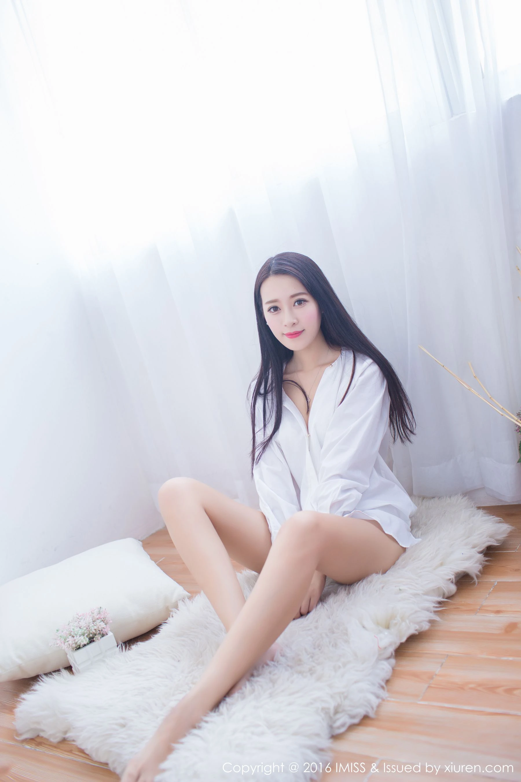 王曼妮好Q《性感睡衣+白衬衫系列》 爱蜜社IMiss Vol.137插图5