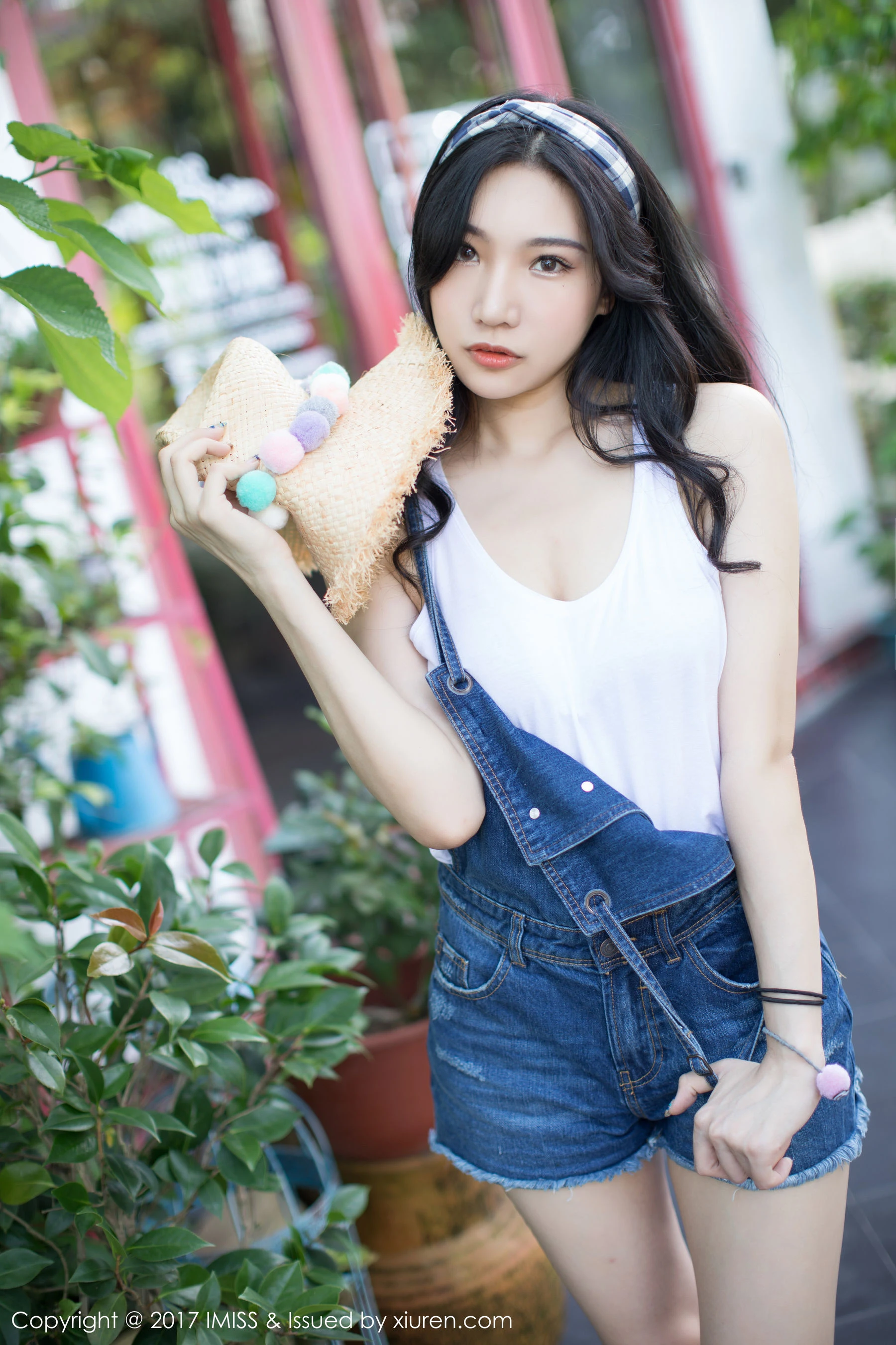 小狐狸Sica《牛仔短裤小清新系列》 爱蜜社 VOL.180插图3