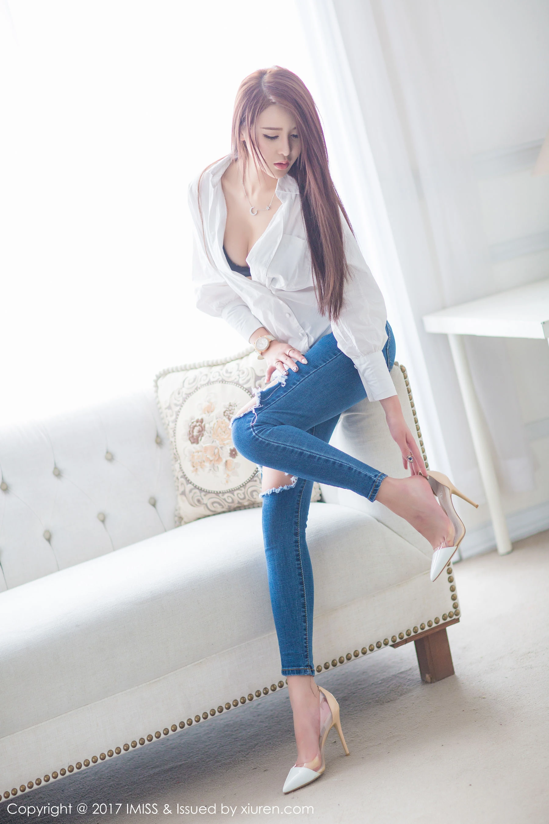 娜大少爷《天生丽质型女神》 爱蜜社 Vol.148插图7