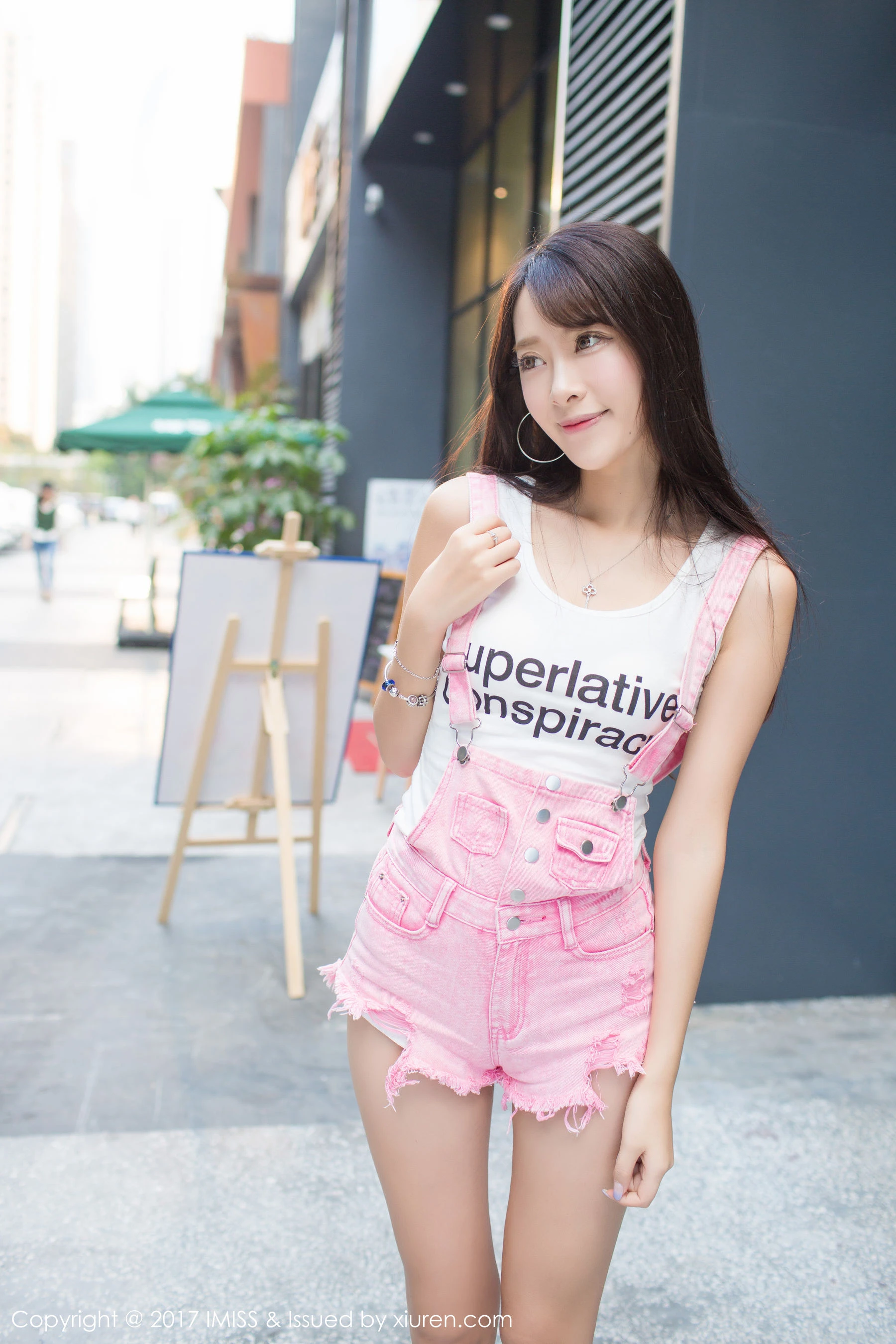 女神@王曼妮好Q街拍系列 爱蜜社 VOL.163插图3