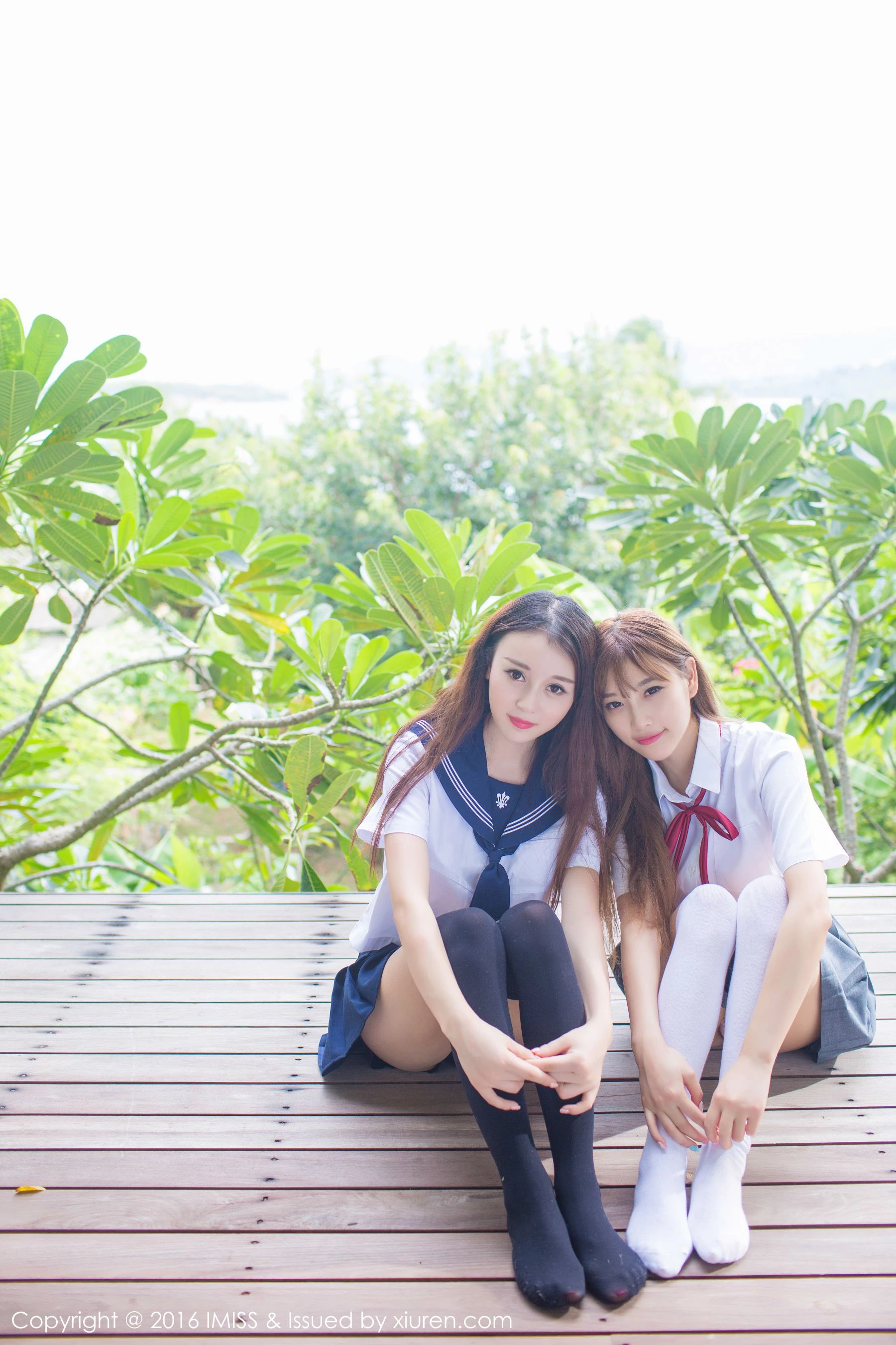 赵小米Kitty、sugar小甜心CC《闺蜜》 爱蜜社IMiss Vol.133插图7