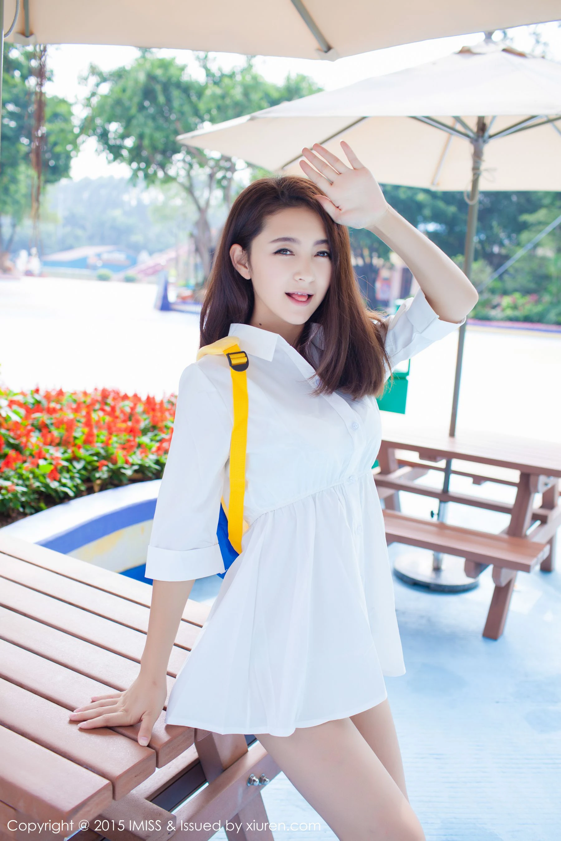夏茉GIGI《小清新街拍》 爱蜜社IMiss Vol.053插图2