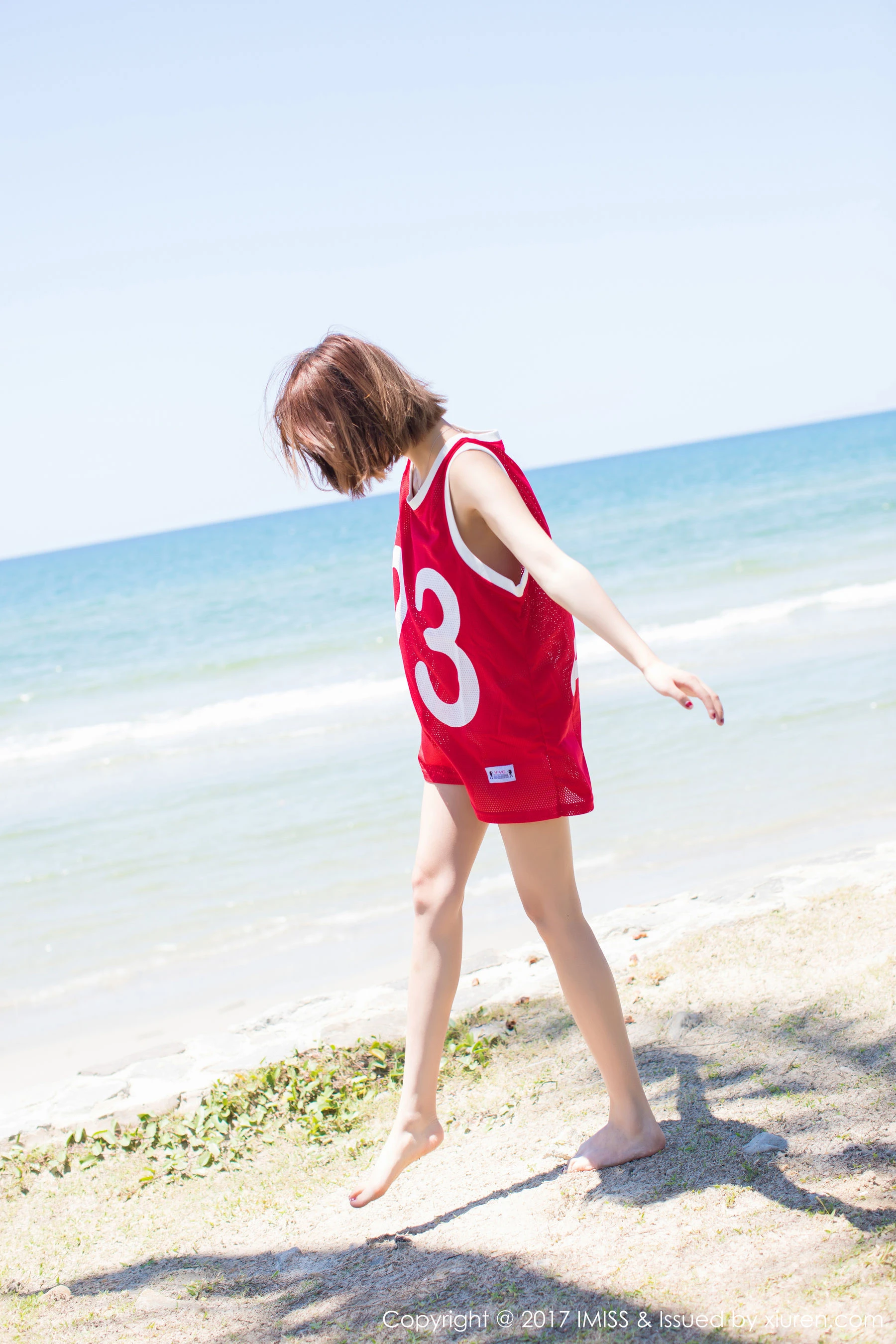 杨晨晨sugar《海边小清新+篮球服》 爱蜜社 VOL.169插图3