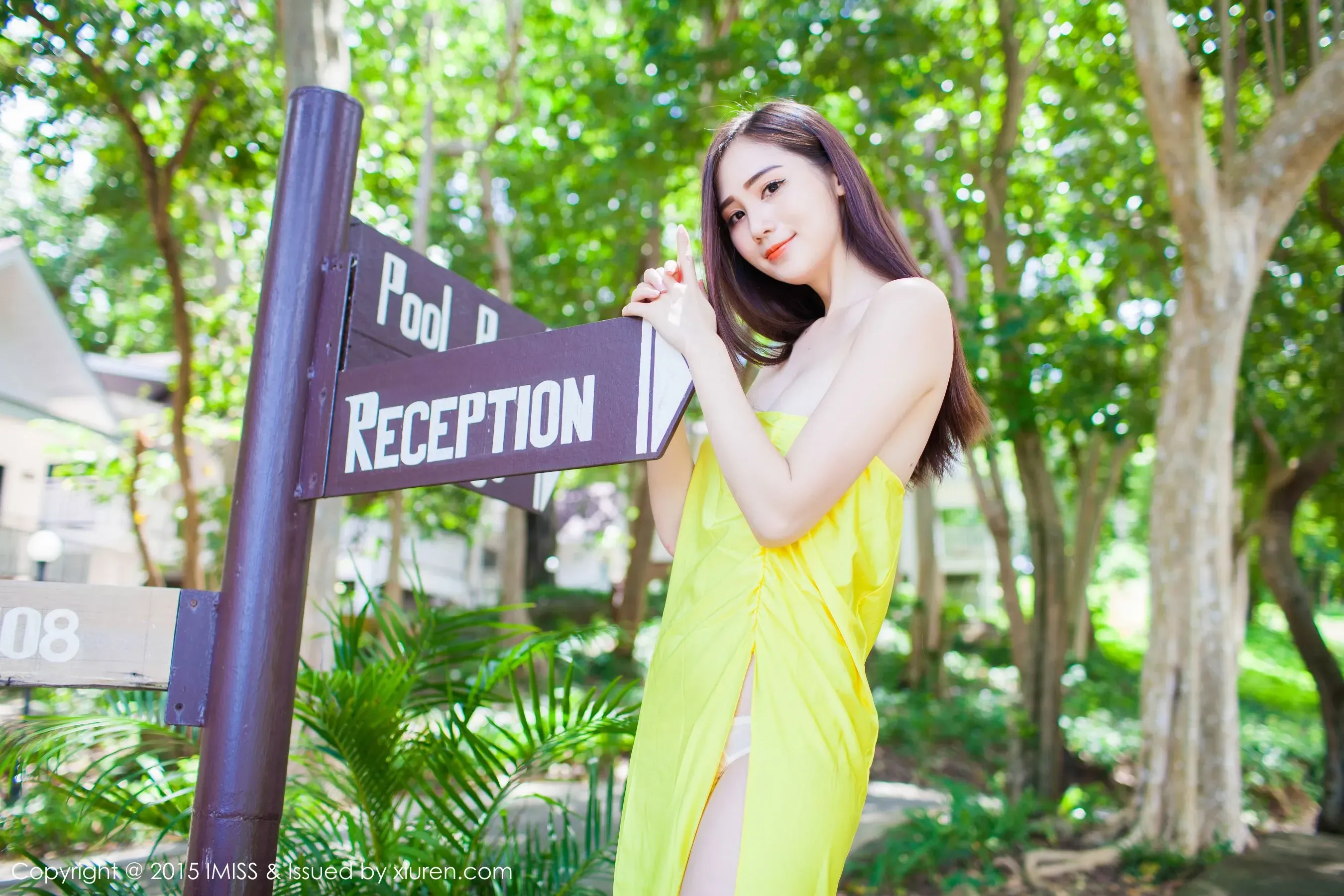 高挑美女SISY思《4套清新服饰》 爱蜜社IMiss Vol.041插图6