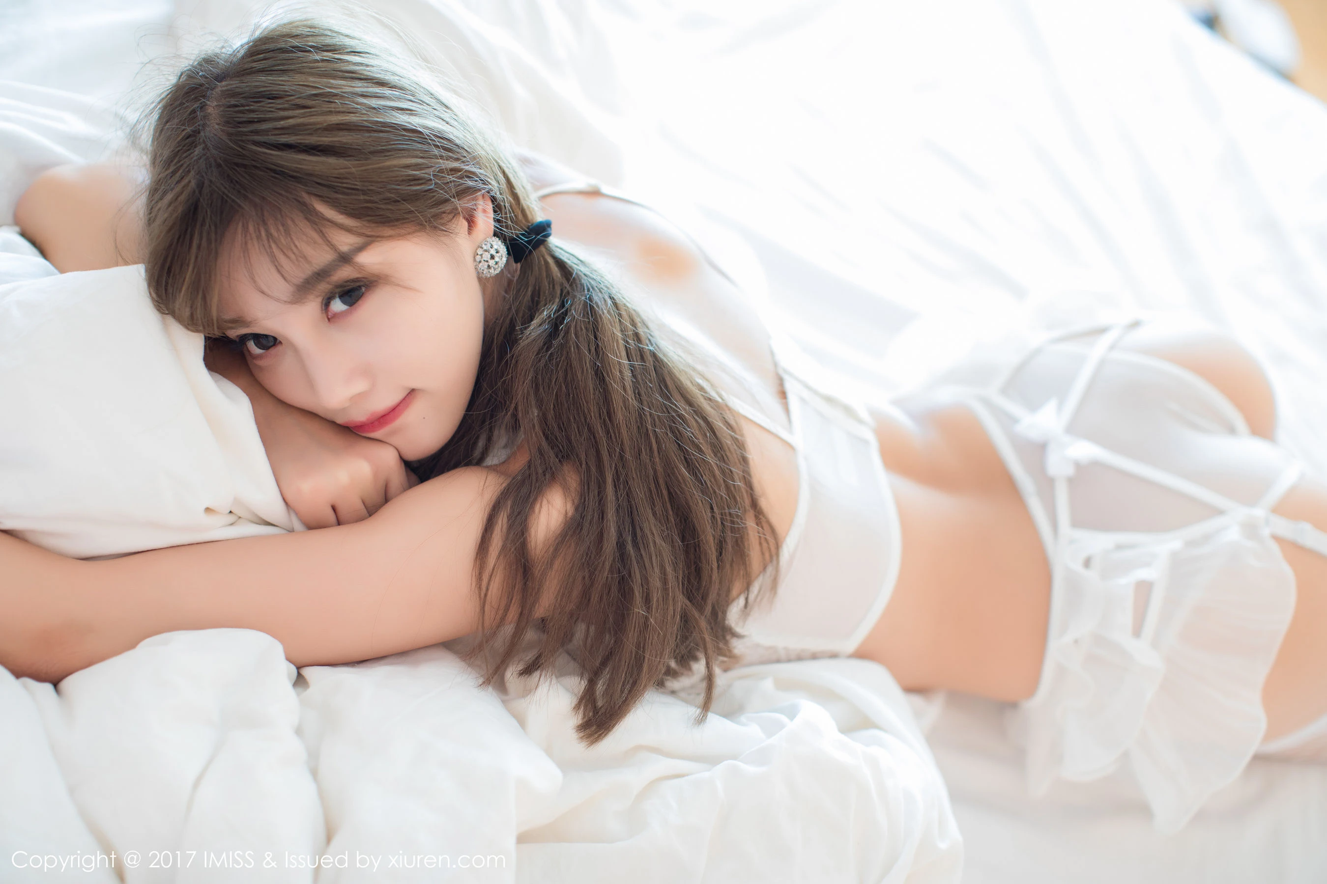 杨晨晨sugar《蕾丝网袜与性感比基尼》 爱蜜社IMiss Vol.183插图7