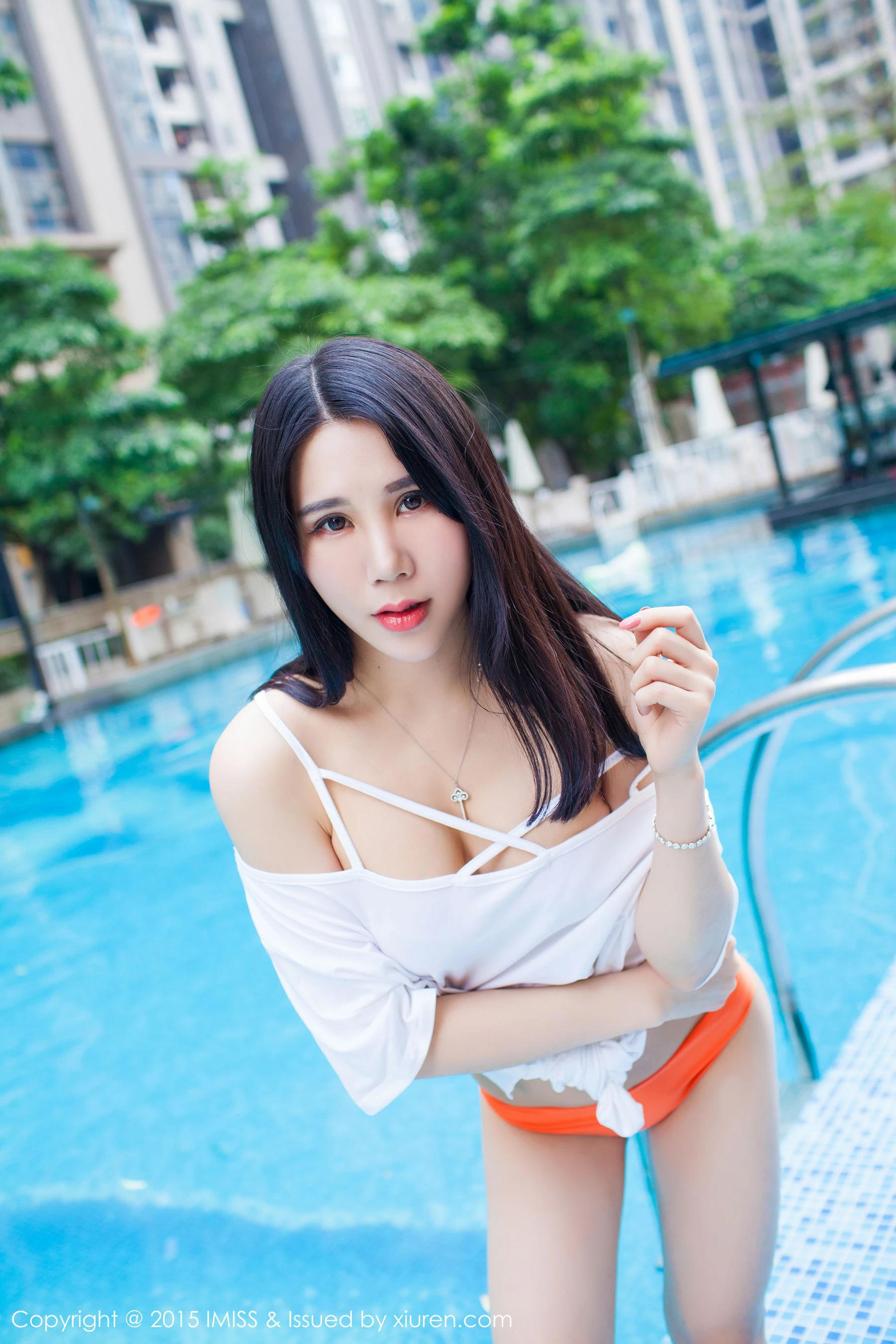 林恩芝alu《清新外拍》 爱蜜社IMiss Vol.048插图2