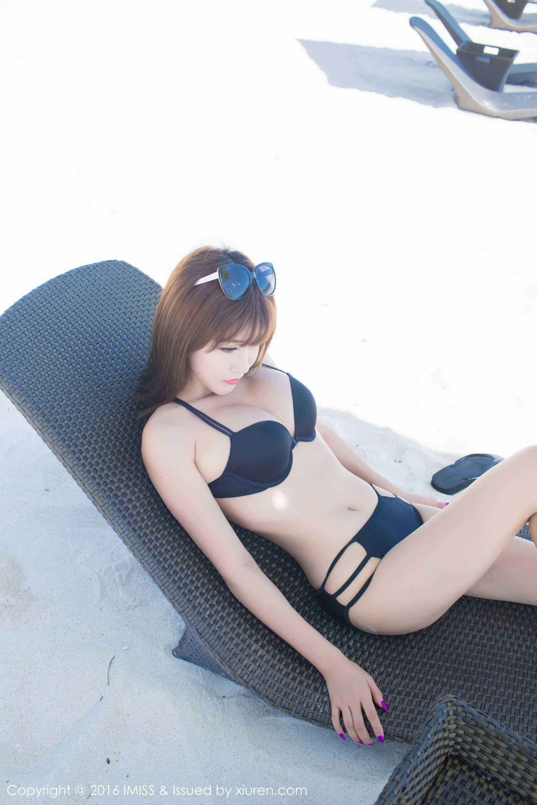 程小烦不烦《性感比基尼+蕾丝马甲内衣》 爱蜜社IMiss Vol.059插图2