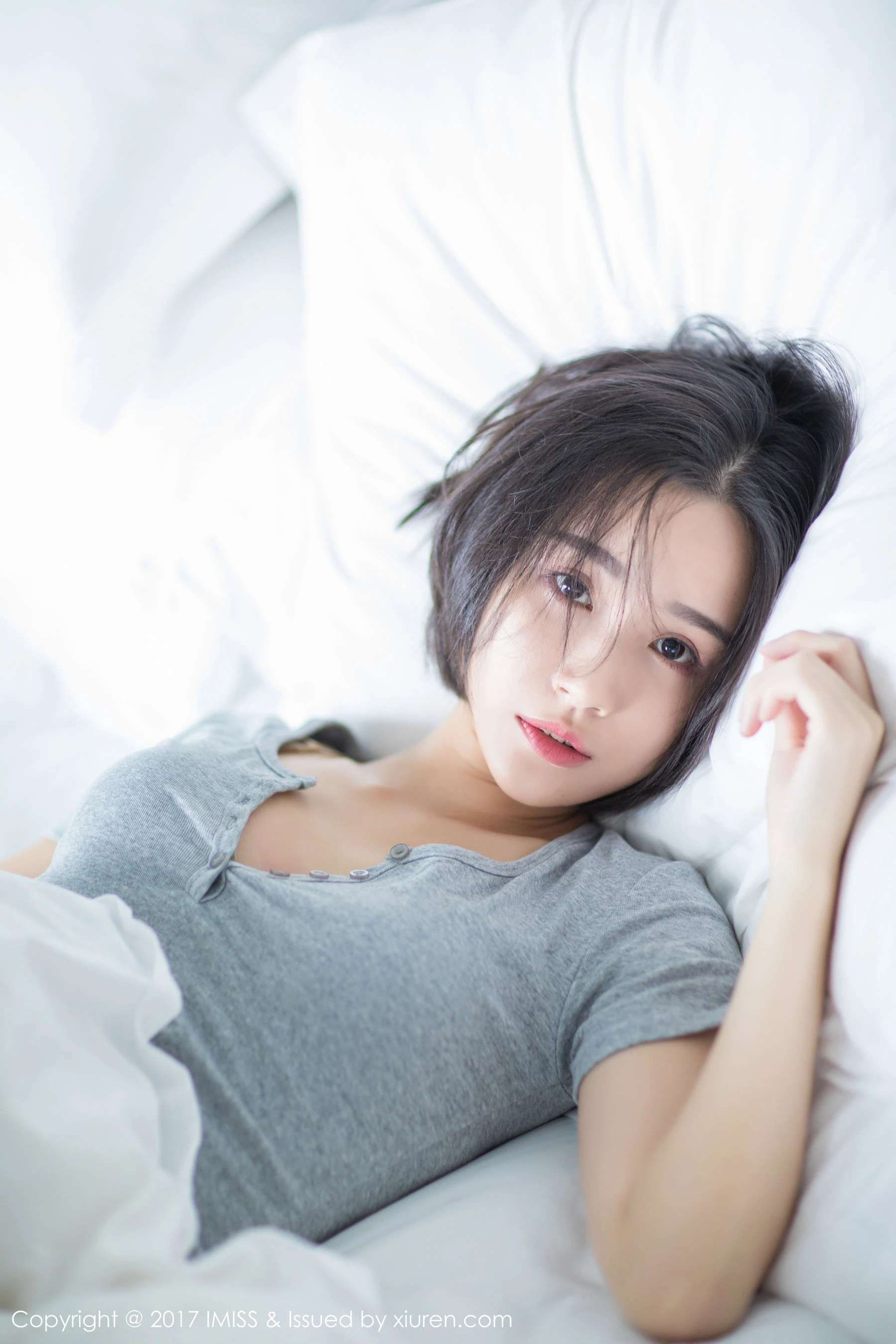 莉雅Livia《日系短发女神》 爱蜜社 VOL.178插图1