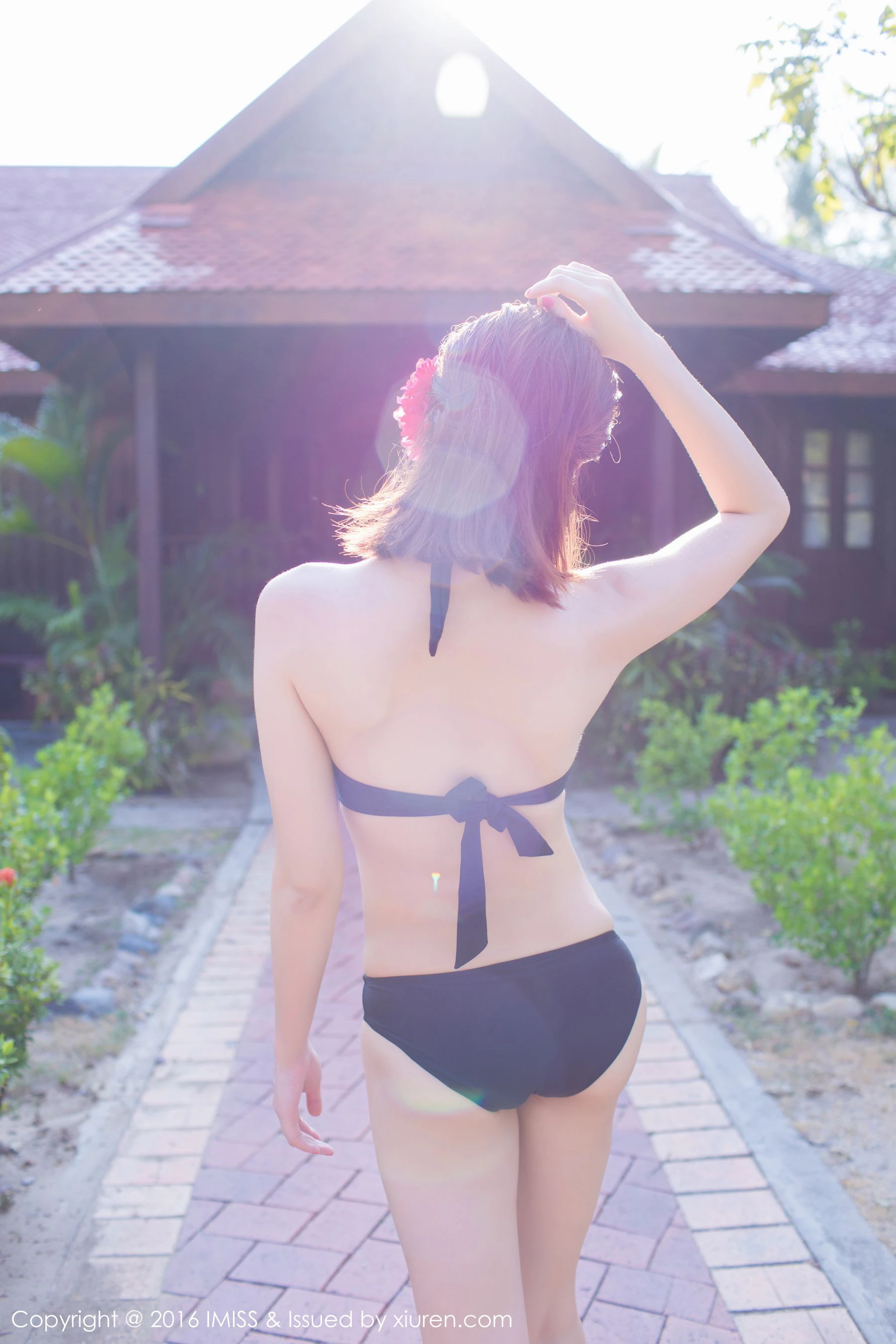 Sandy陈天扬《花仙子般比基尼系列》 爱蜜社IMiss Vol.087插图1