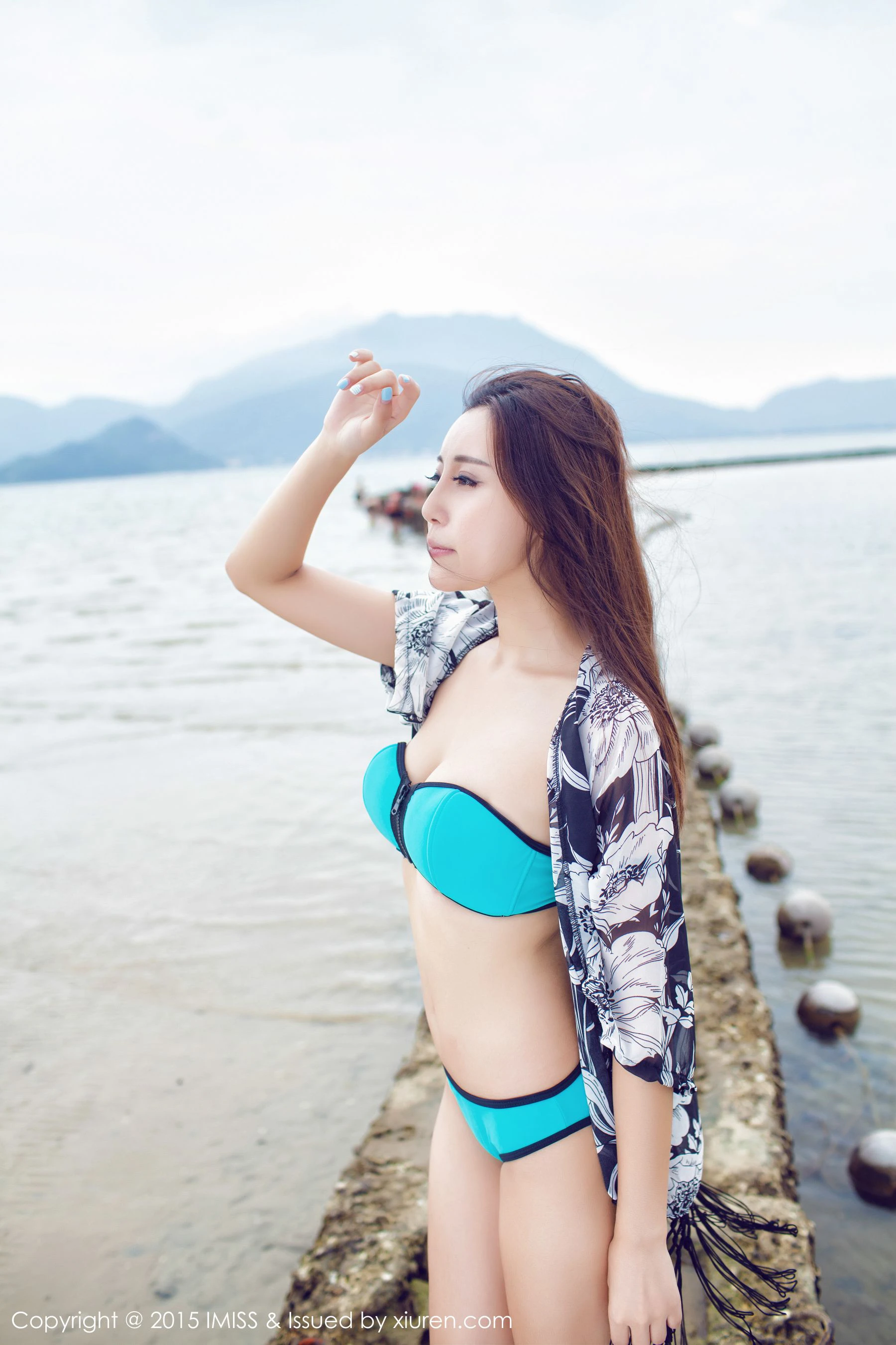 樂樂Mango《海边比基尼系列》 爱蜜社IMiss Vol.014插图4