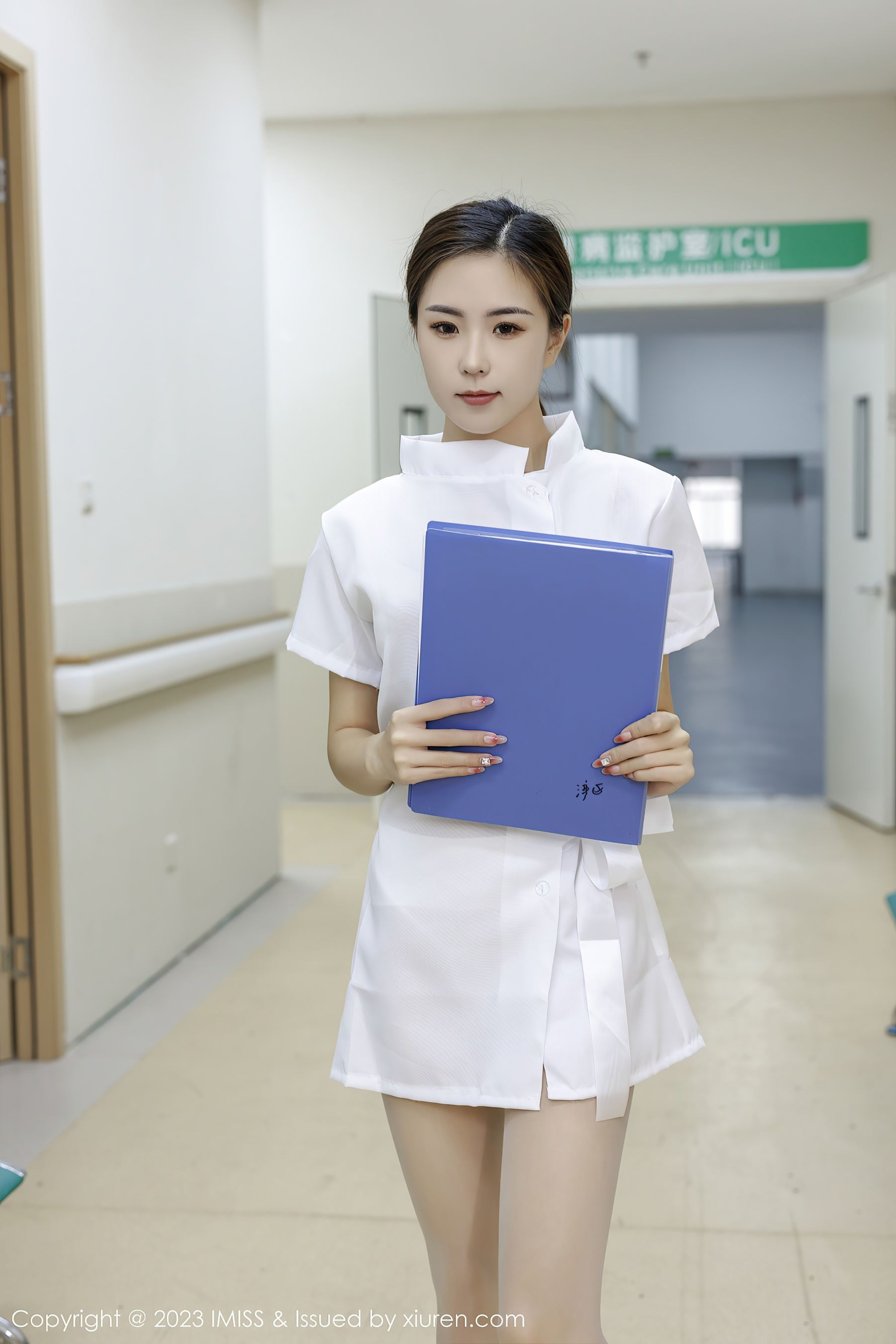 爱蜜社 VOL.726 杨紫嫣candy 护士服美腿插图2