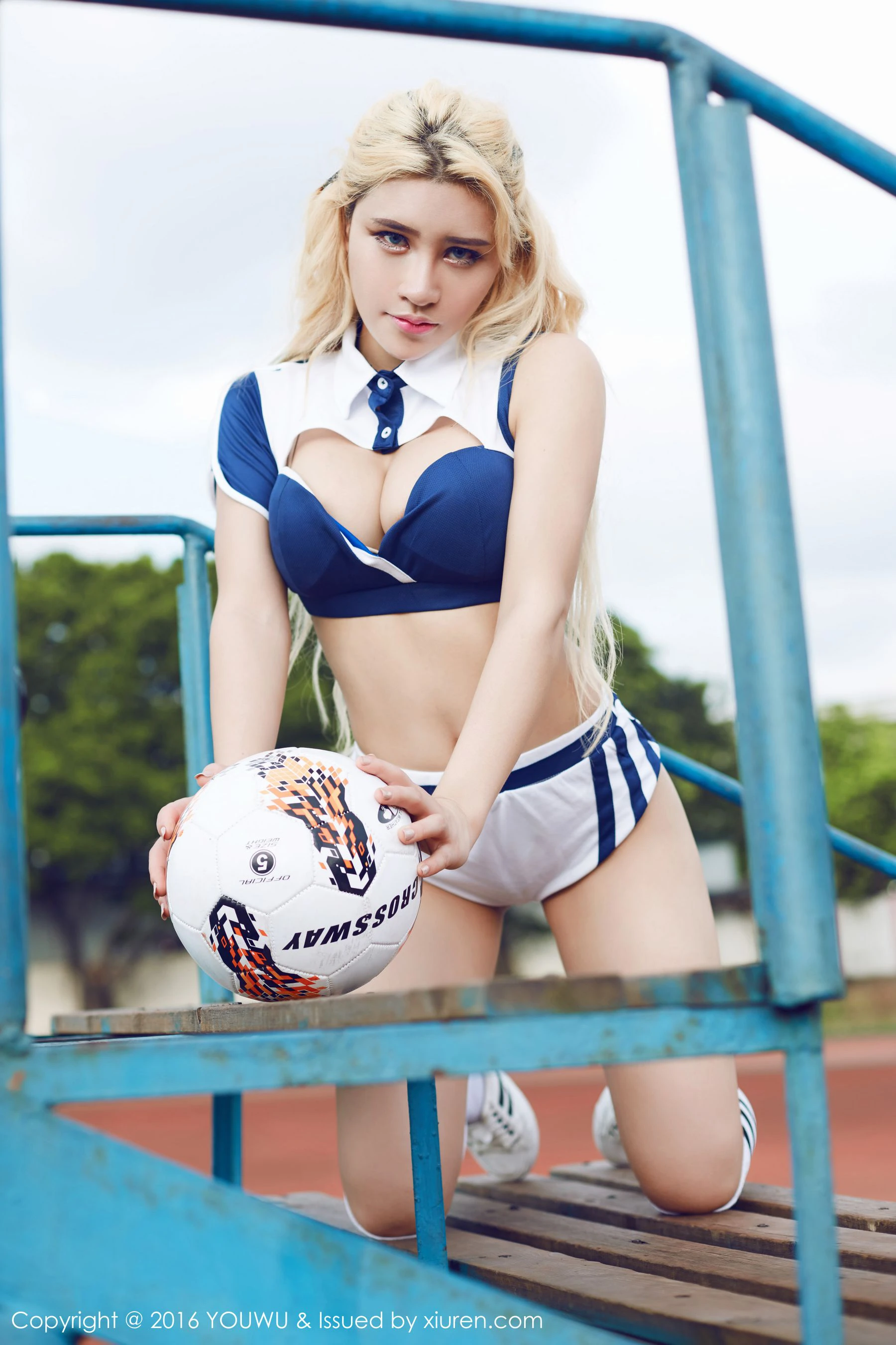 足球宝贝@雅儿Barbie《欧洲杯主题》 尤物馆 Vol.017插图3