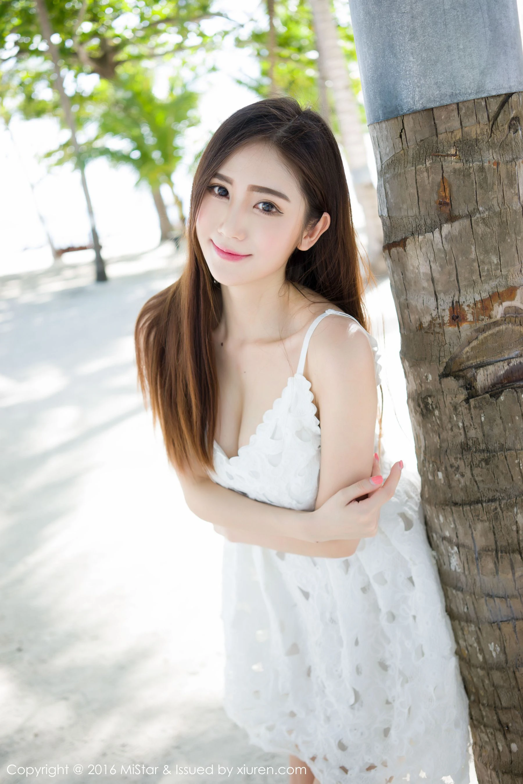 SISY思《薄荷岛旅拍》长裙+比基尼 魅妍社 Vol.060插图5