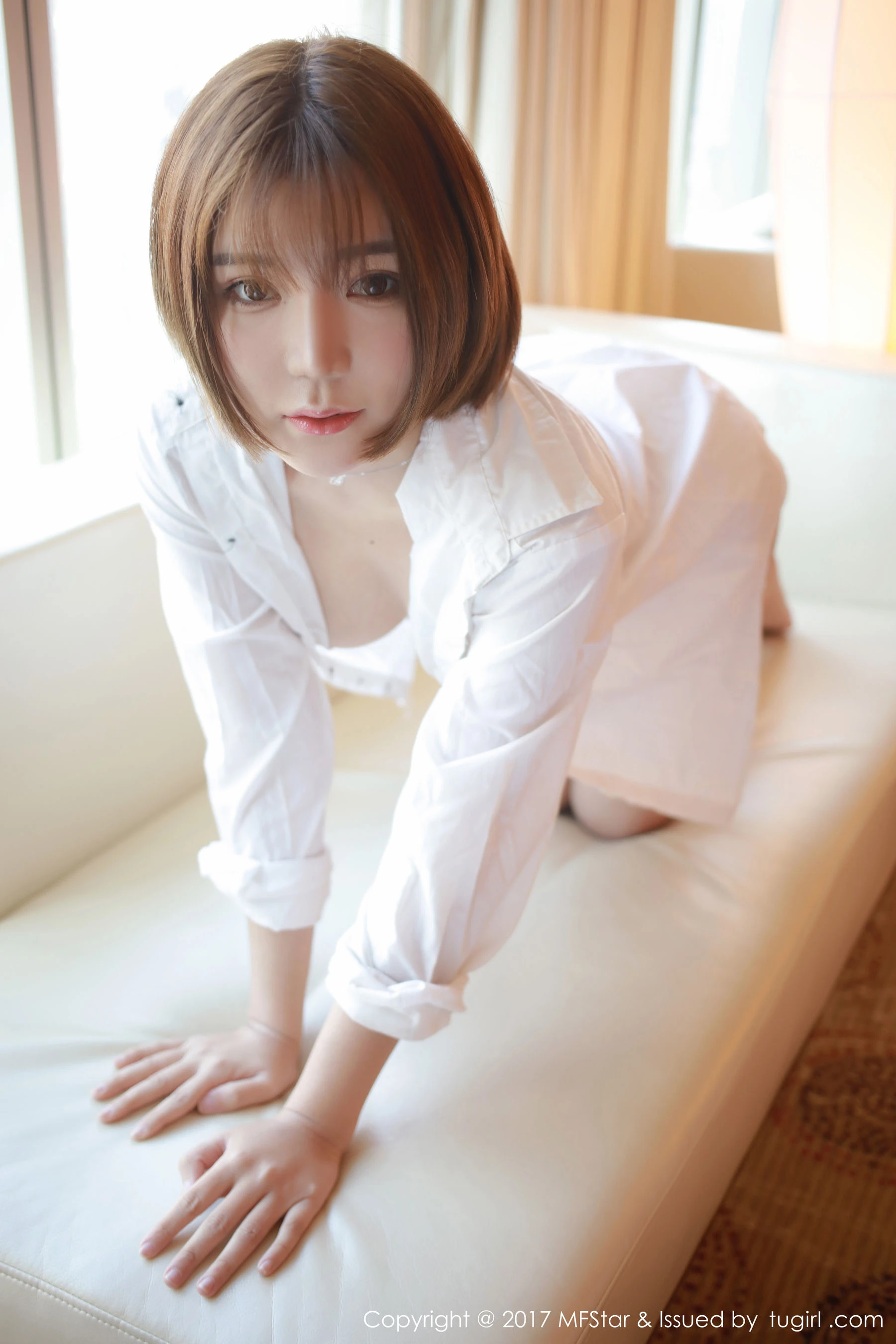 冷不丁《性感衬衫与蕾丝诱惑》 模范学院 Vol.089插图2