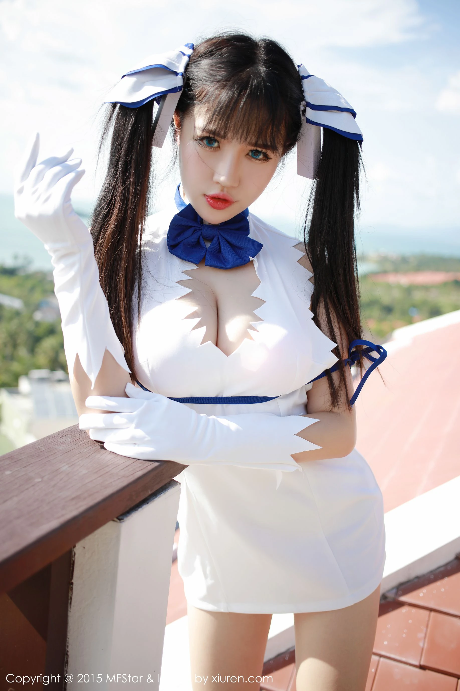 徐cake《苏梅旅拍》COSPLAY+性感泳装 模范学院 Vol.036插图1