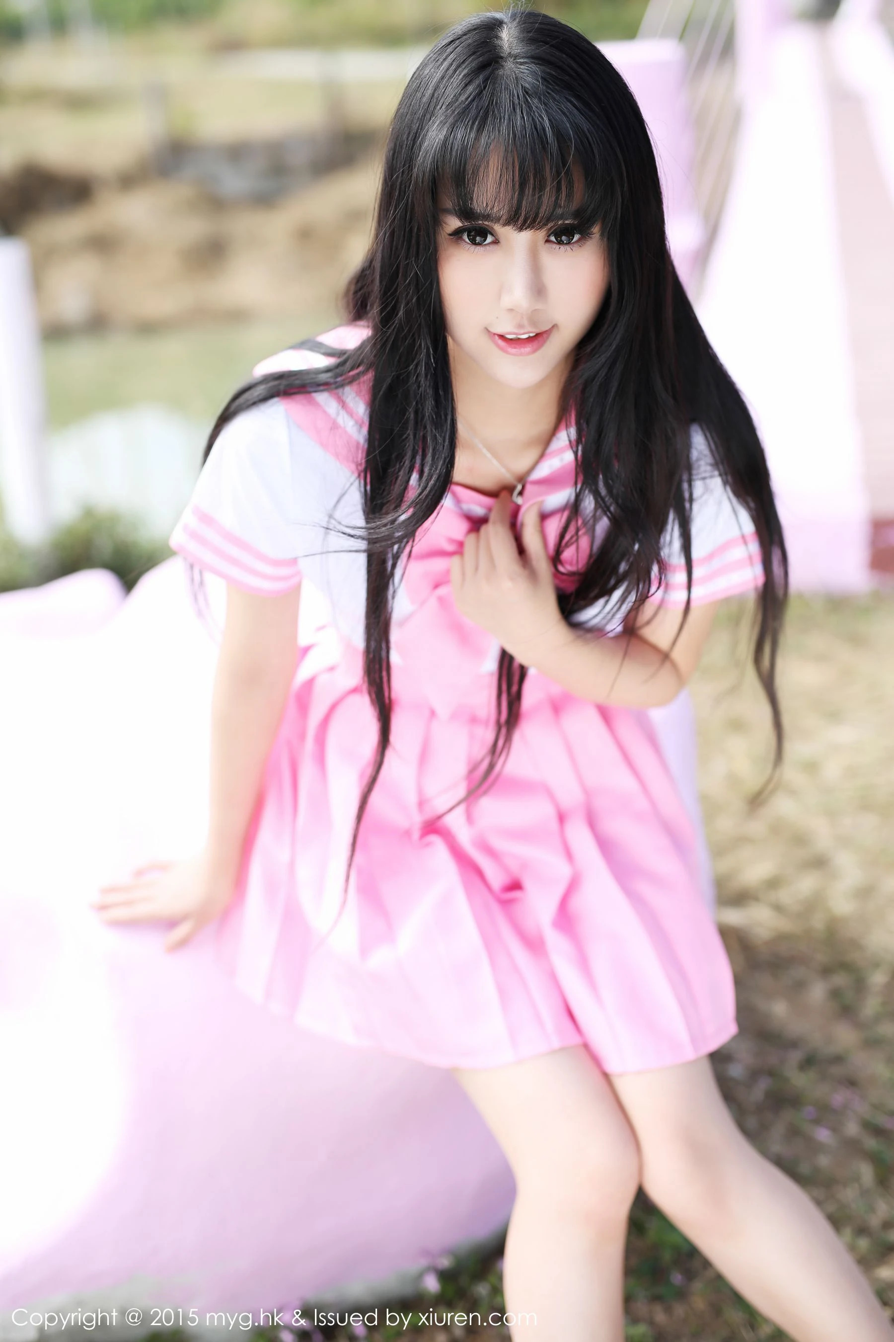 杨晓青儿《泰国Pai县》校服+热裤+内衣 美媛馆 Vol.099插图7