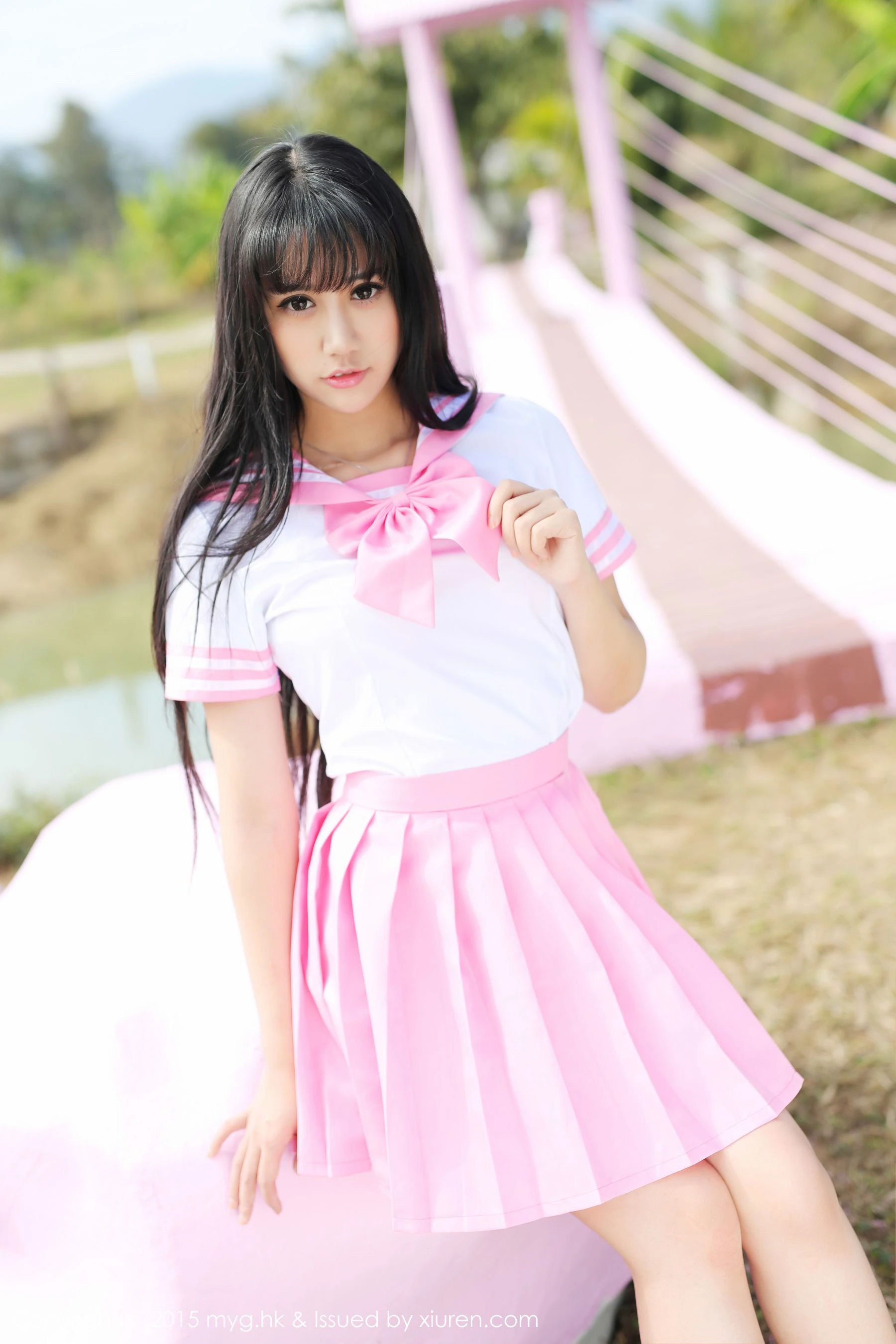 杨晓青儿《泰国Pai县》校服+热裤+内衣 美媛馆 Vol.099插图6