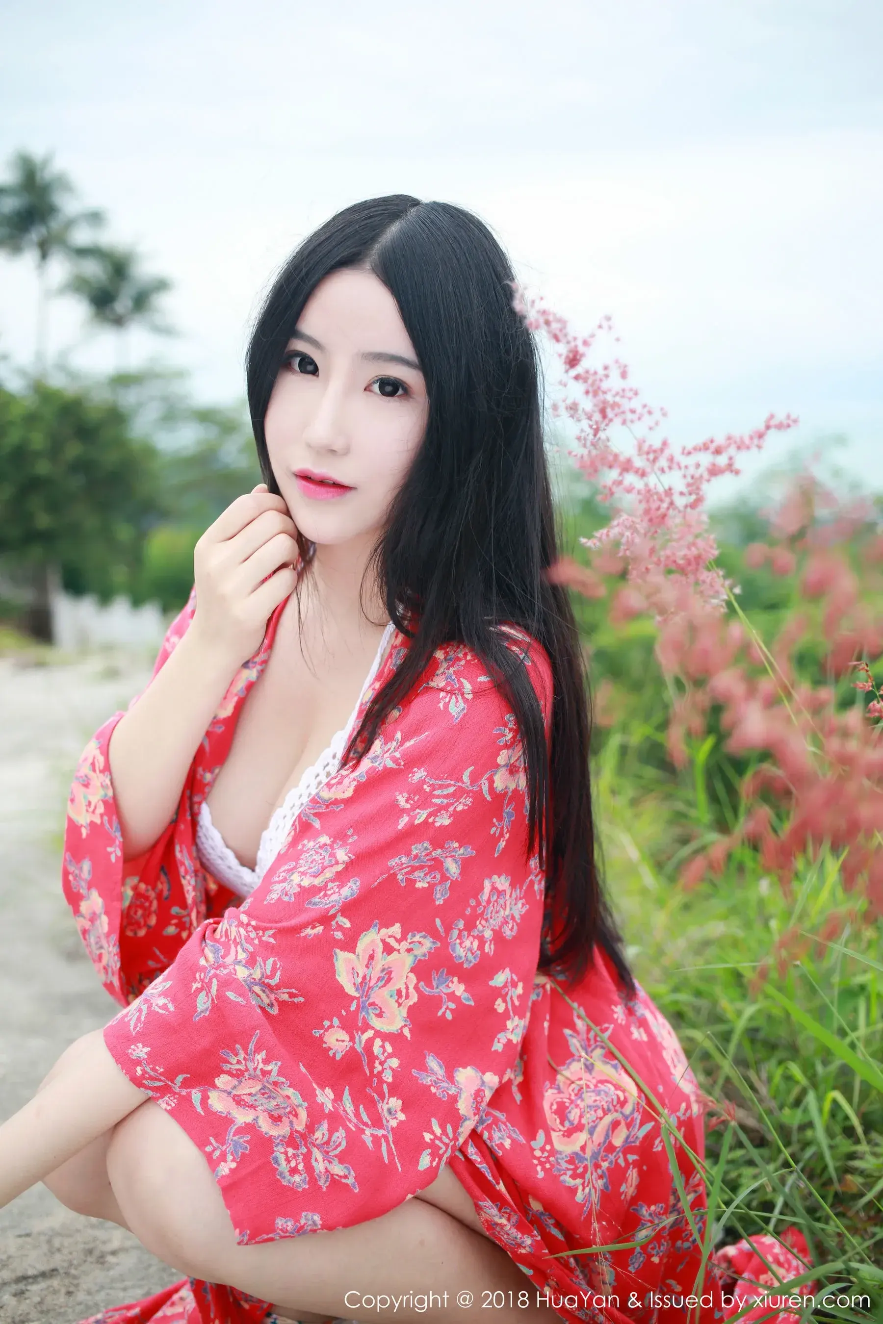 谢芷馨Sindy《泰国苏梅岛旅拍》第2套 花の颜 Vol.055插图5