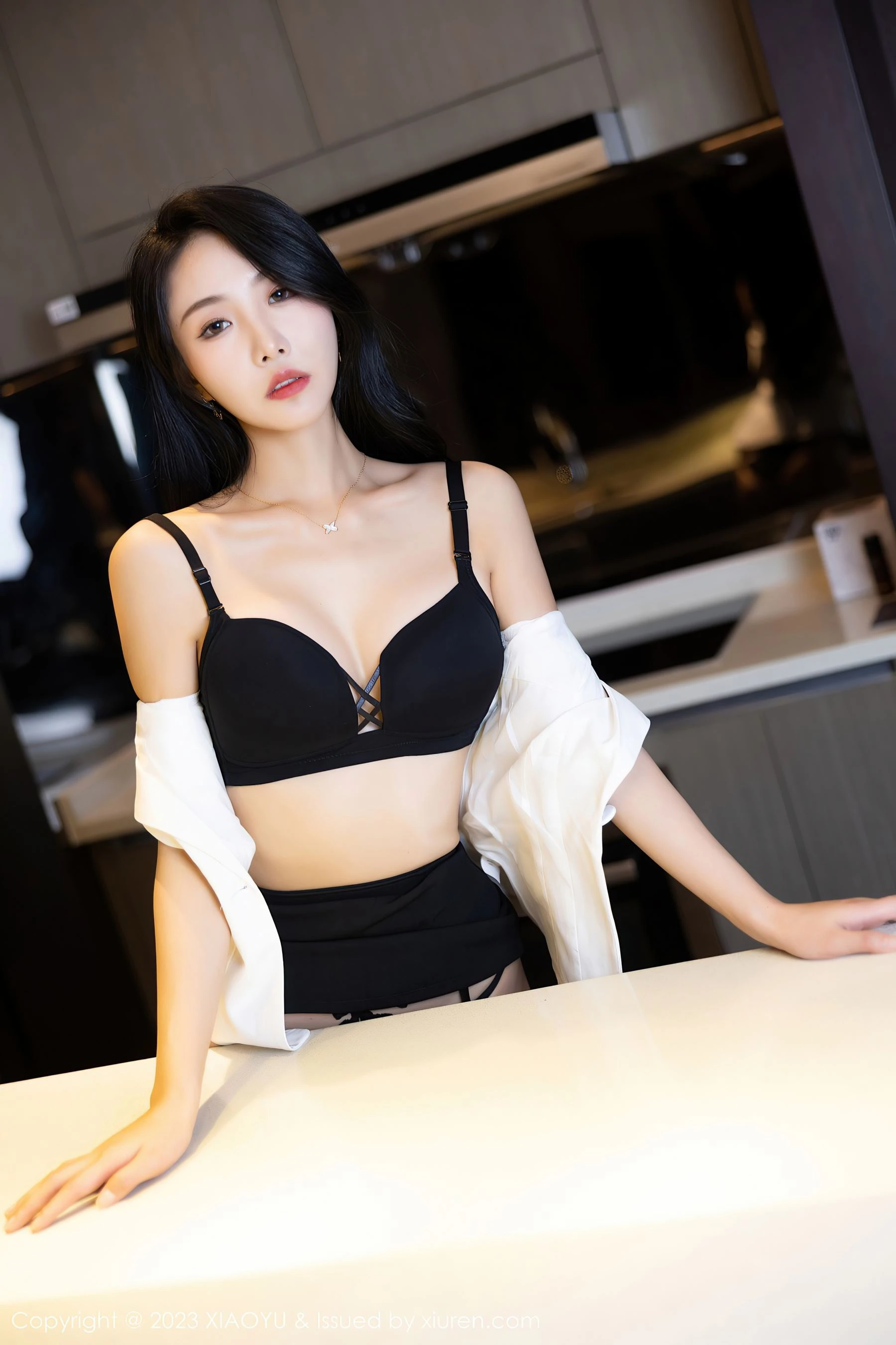 语画界 VOL.971 苏苏阿 黑丝短裙插图5