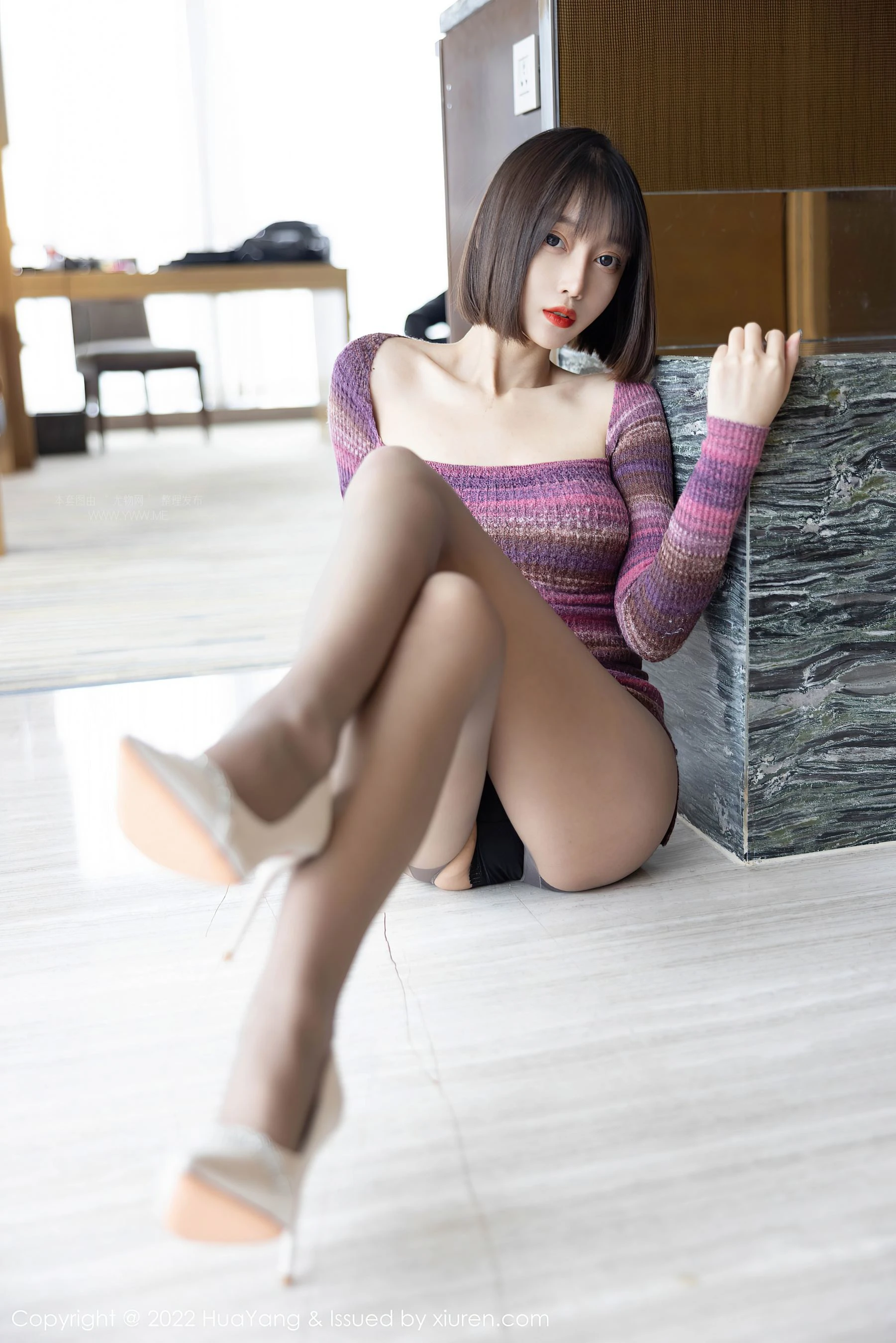 花漾 VOL.487 玥儿玥er 丝袜美腿诱惑写真插图7