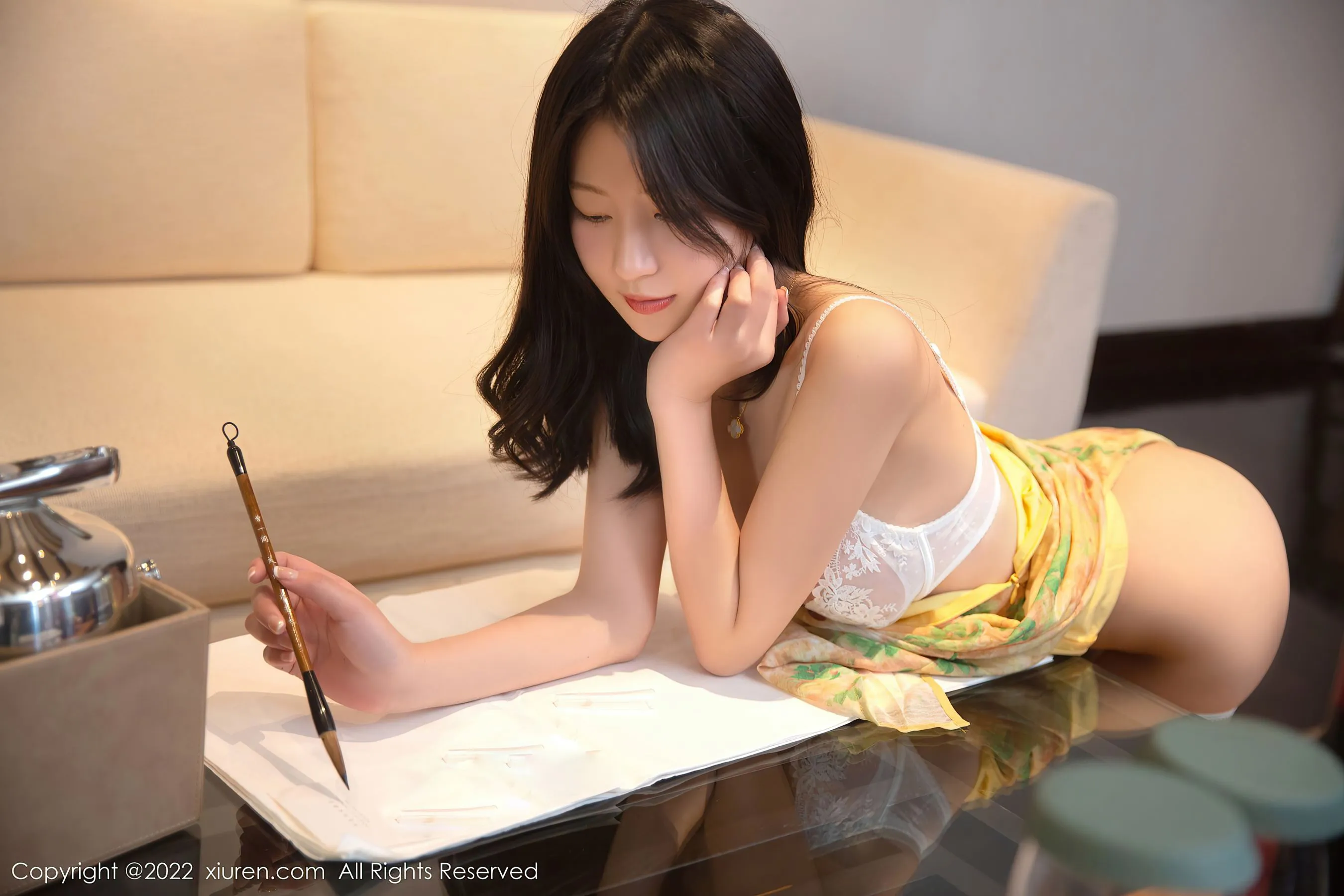  秀人网 No.5802 熊小诺 旗袍美腿第11张