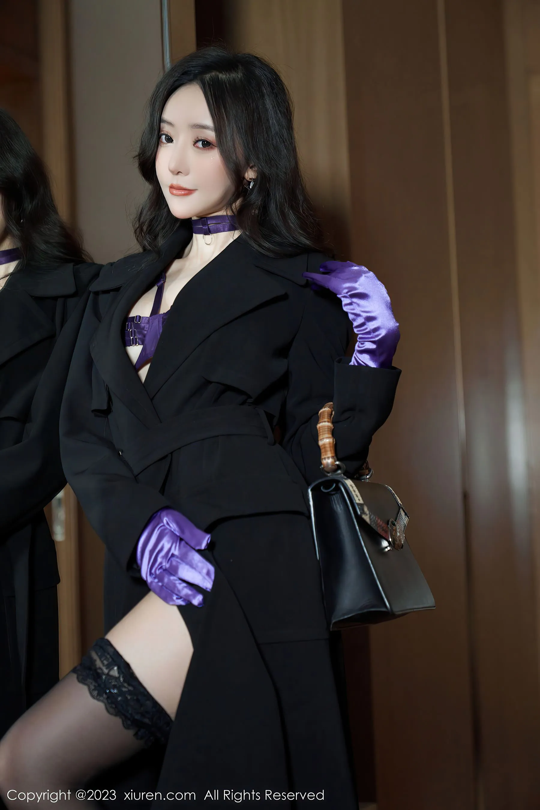  秀人网 No.6078 王馨瑶yanni 黑丝美腿第14张