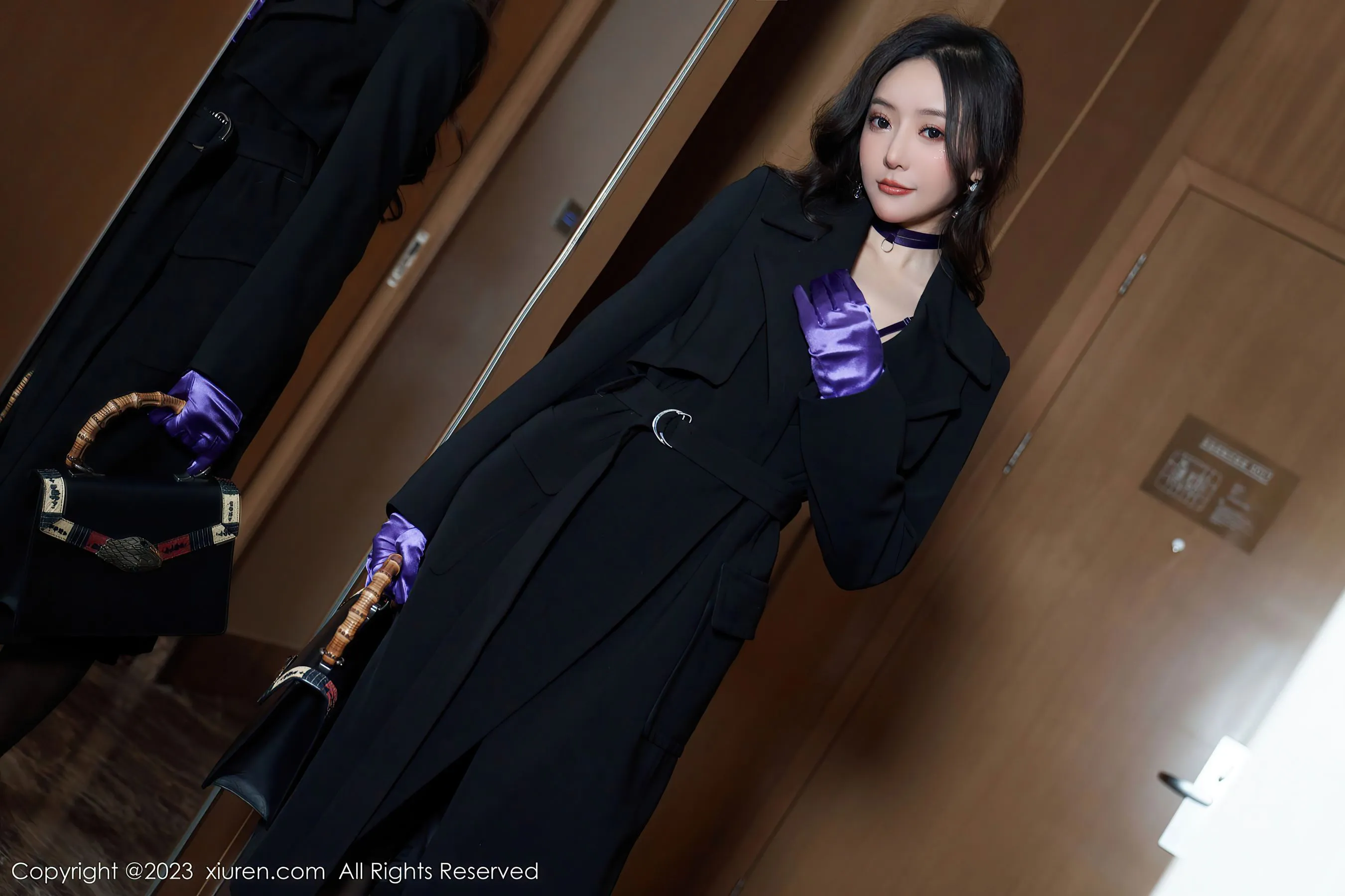  秀人网 No.6078 王馨瑶yanni 黑丝美腿第12张