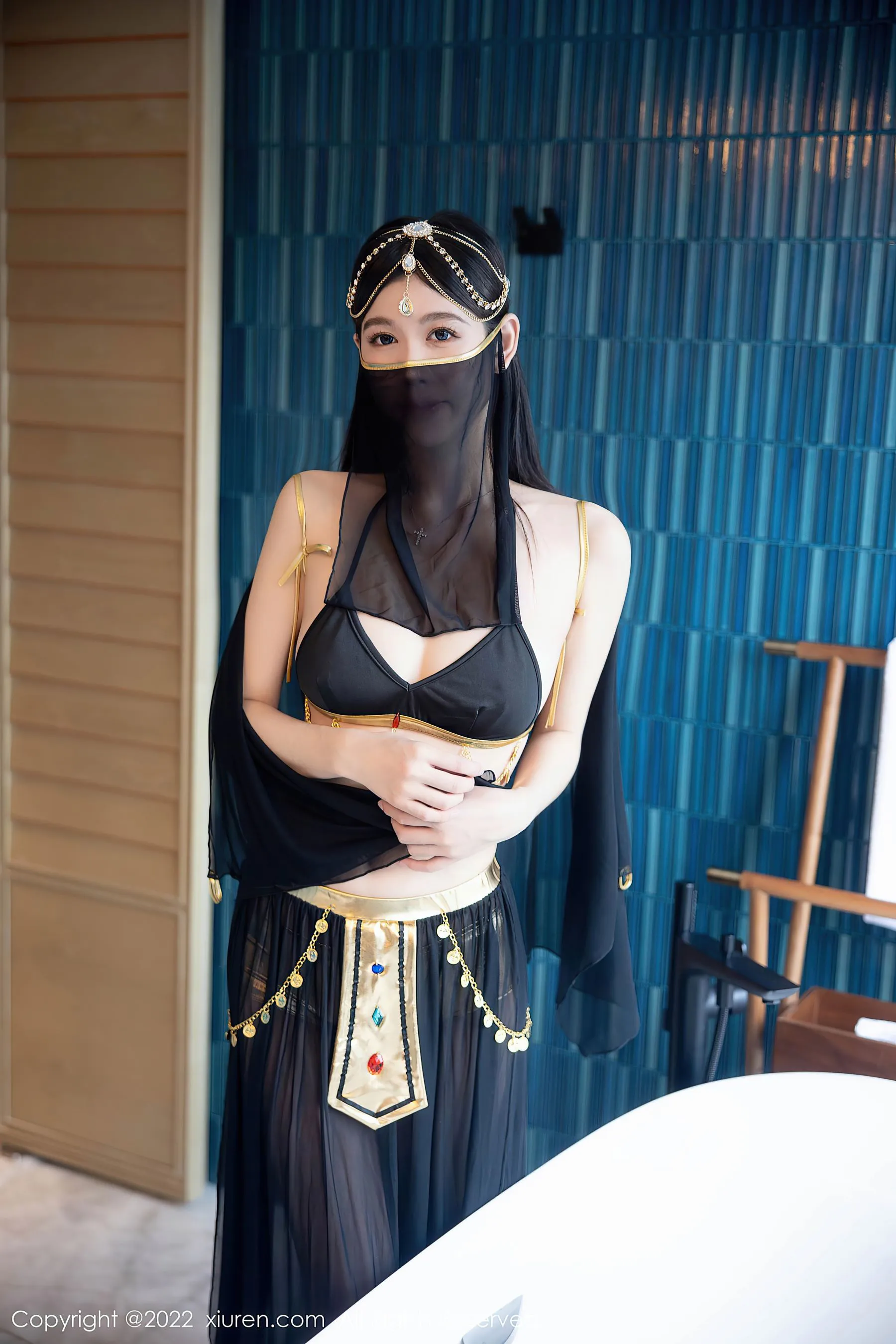  秀人网 No.5849 李雅柔182CM 西域风情第20张