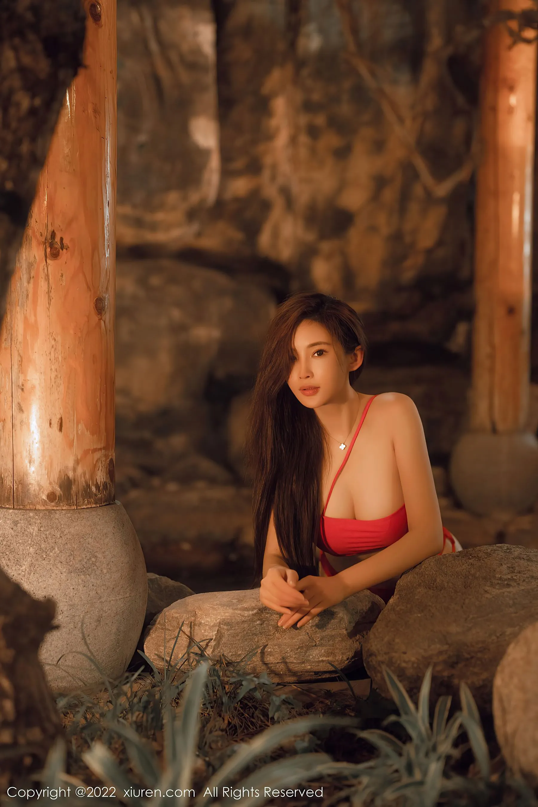 秀人网 No.6014 Carol周妍希 温泉写真插图7