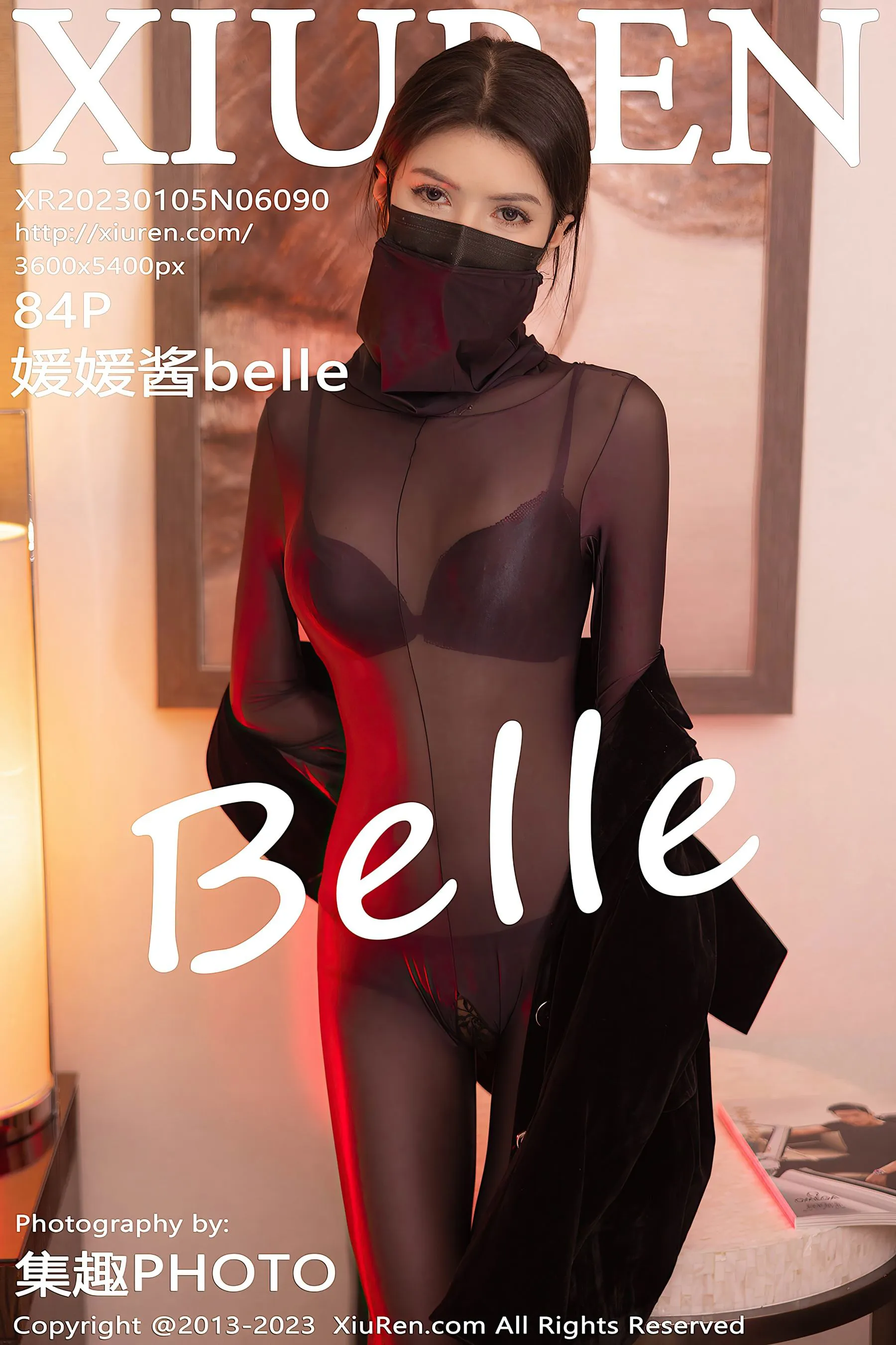  秀人网 No.6090 媛媛酱belle 连体衣美腿第24张