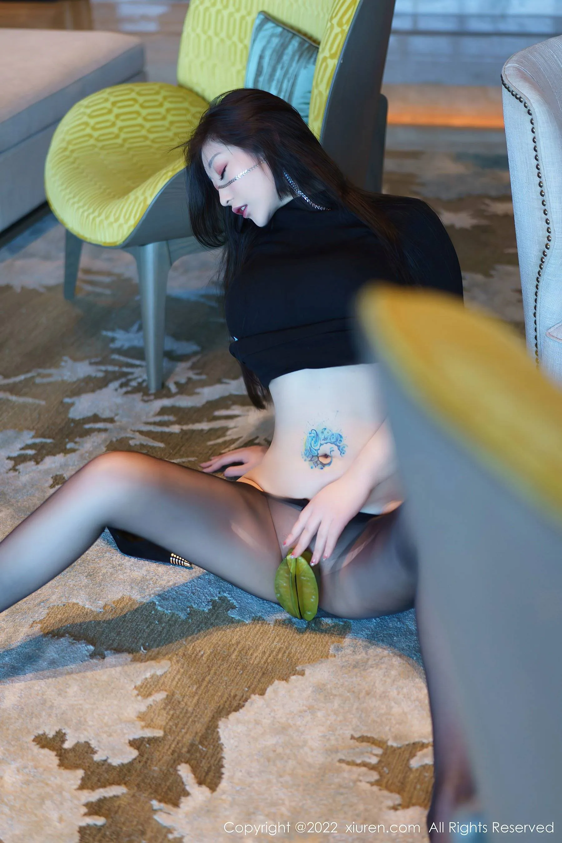  秀人网 No.6036 妲己_Toxic 黑丝美臀第10张