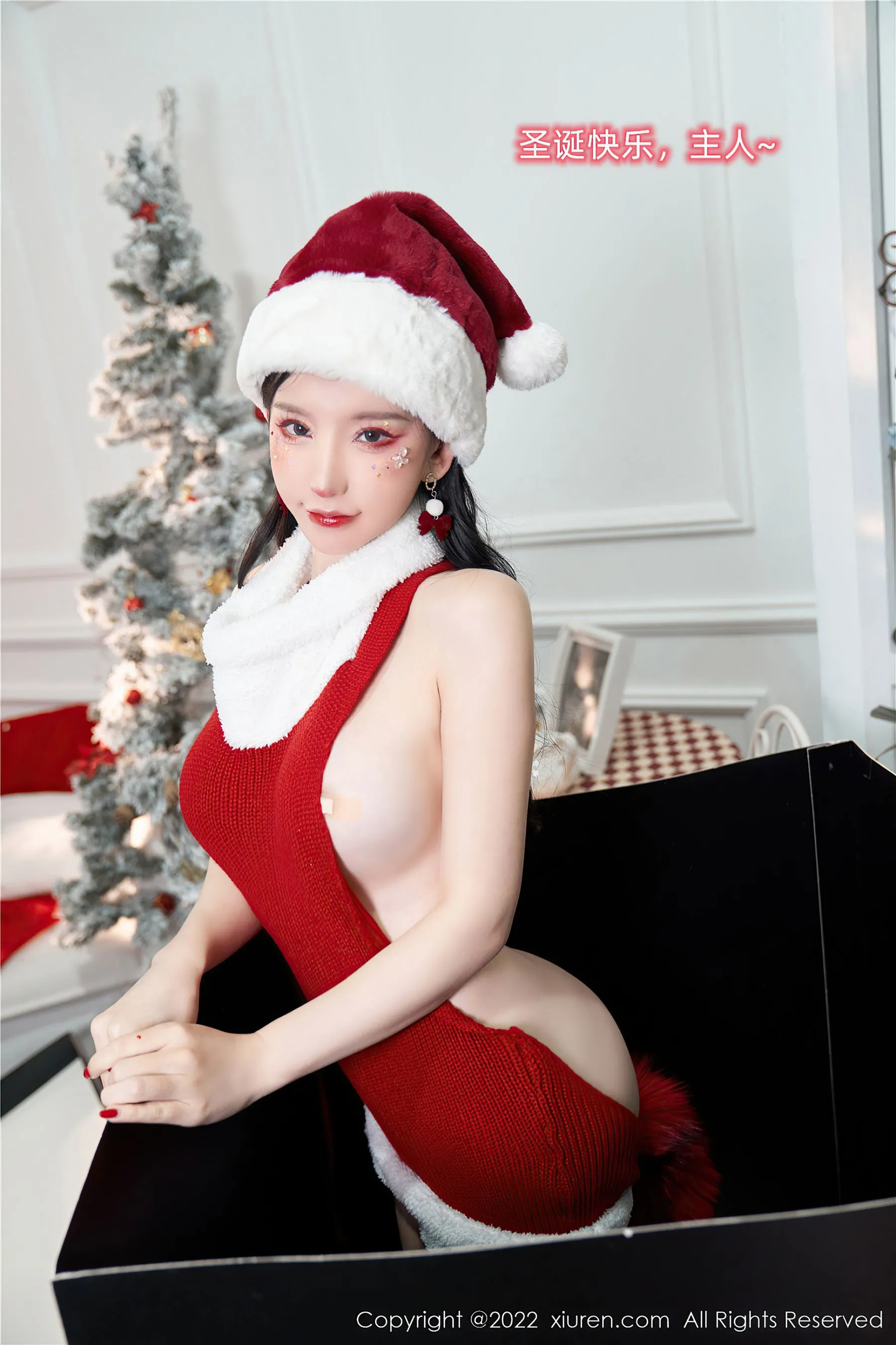 秀人网 No.6038 周于希Sally 圣诞美臀第1张