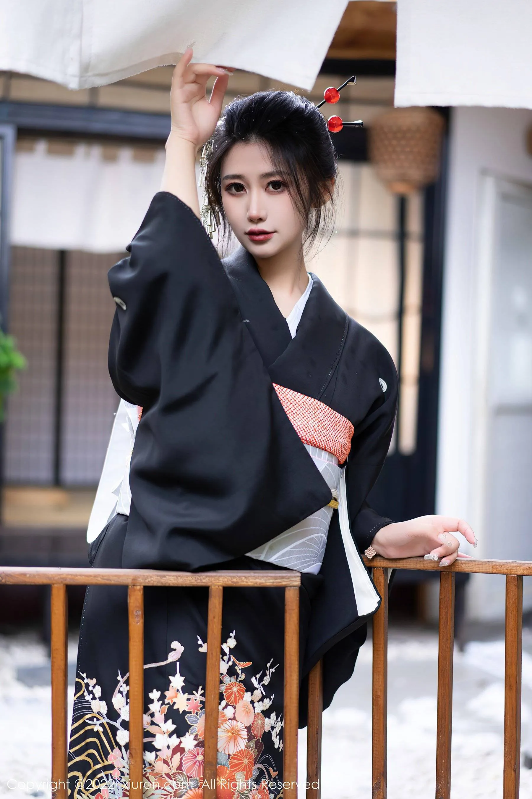 秀人网 No.5932 laura阿姣 和服美腿第22张