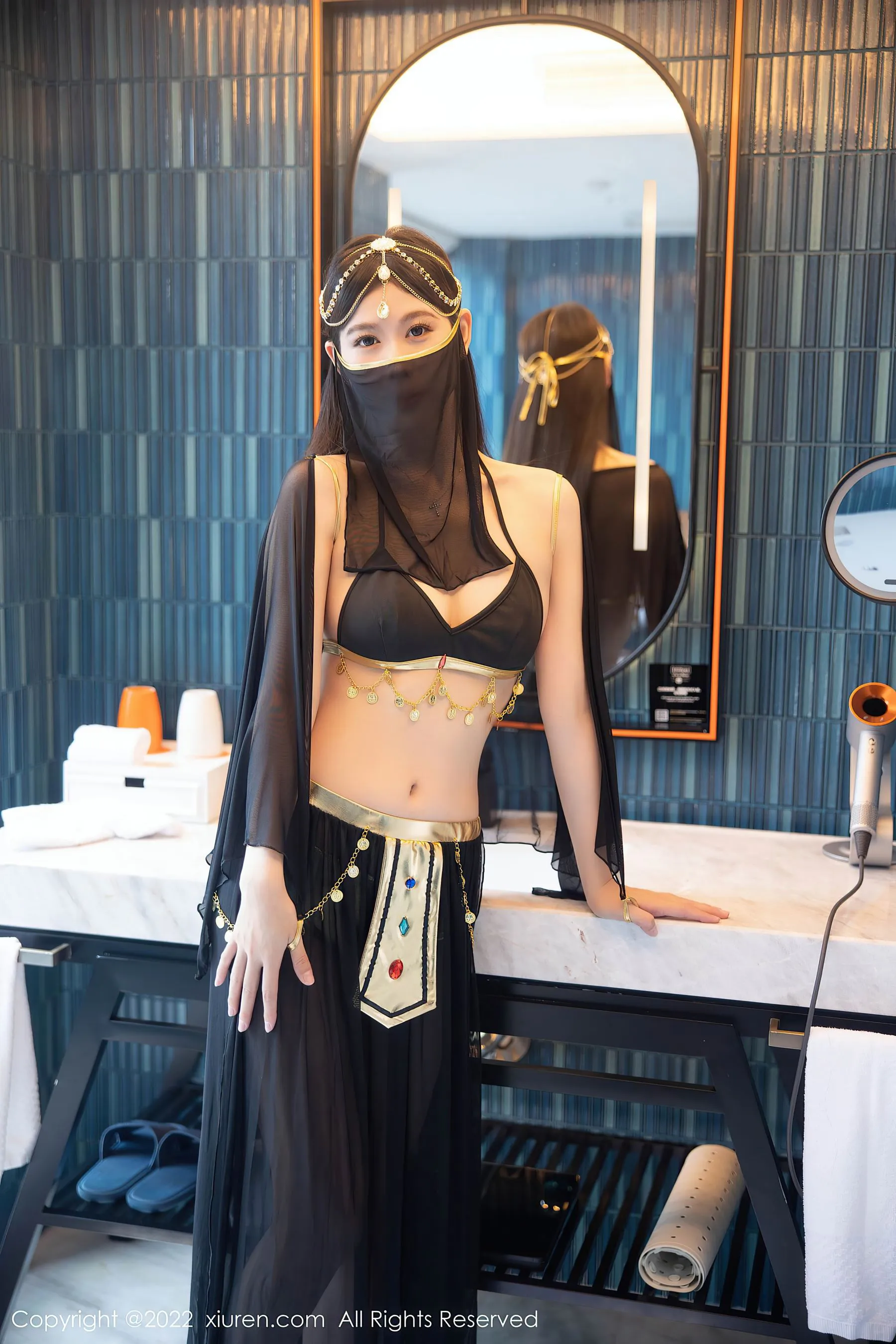  秀人网 No.5849 李雅柔182CM 西域风情第22张