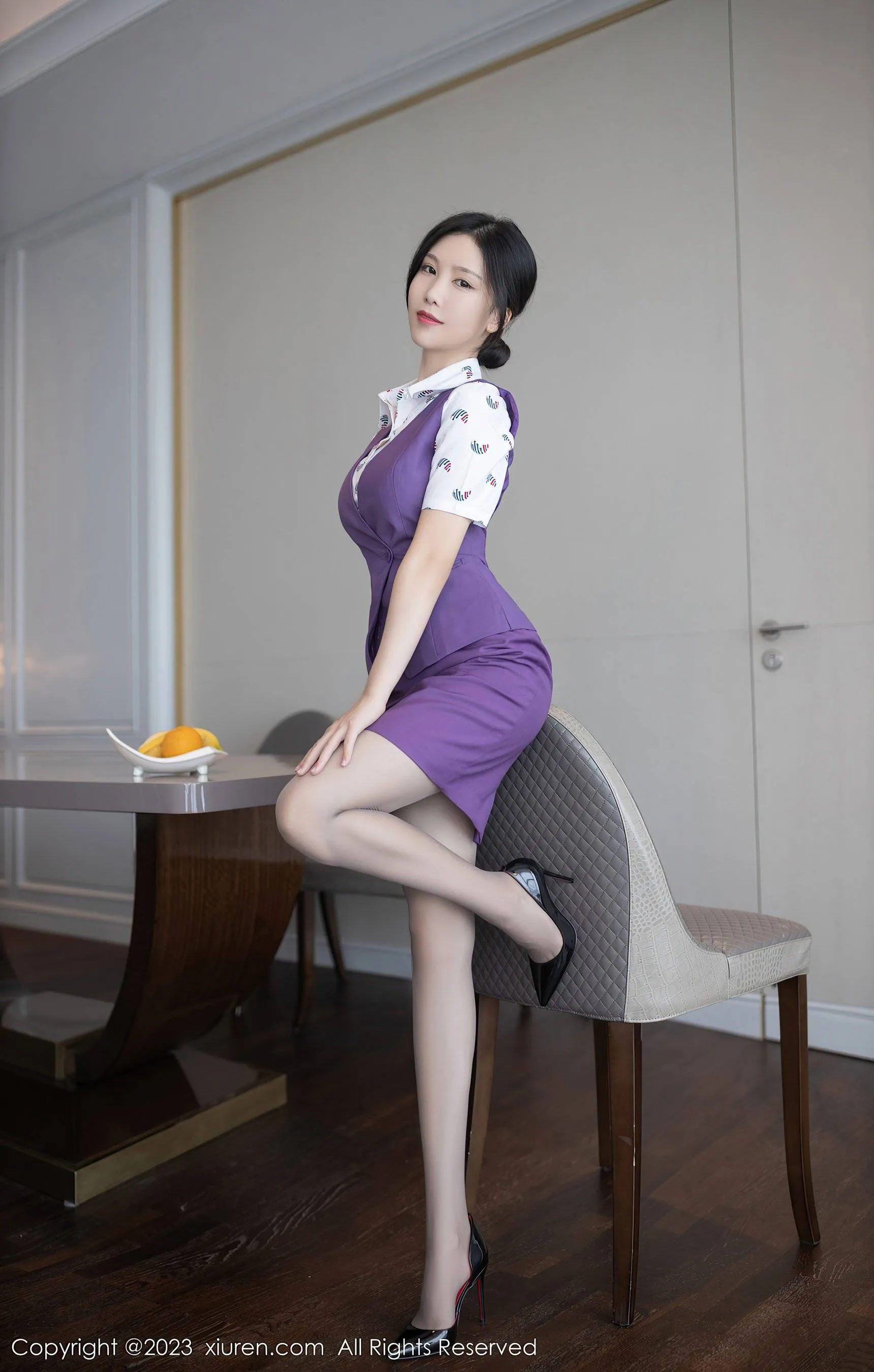  秀人网 No.6084 利世 空姐制服第18张