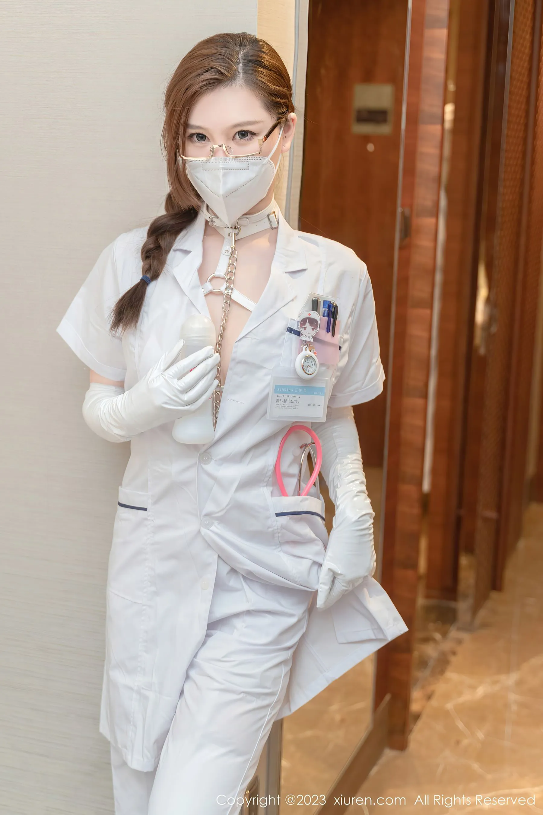 秀人网 No.6108 顾乔楠Cora 护士服美臀第21张