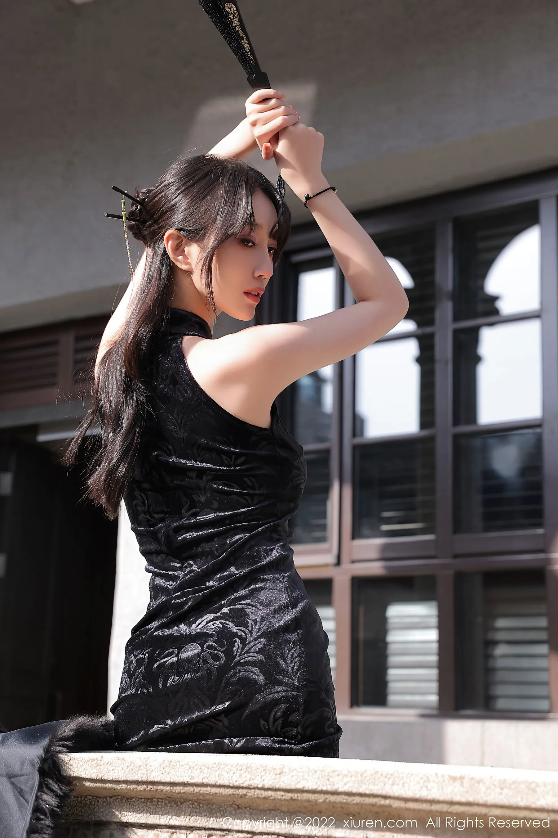  秀人网 No.6050 玥儿玥er 黑丝美腿第14张