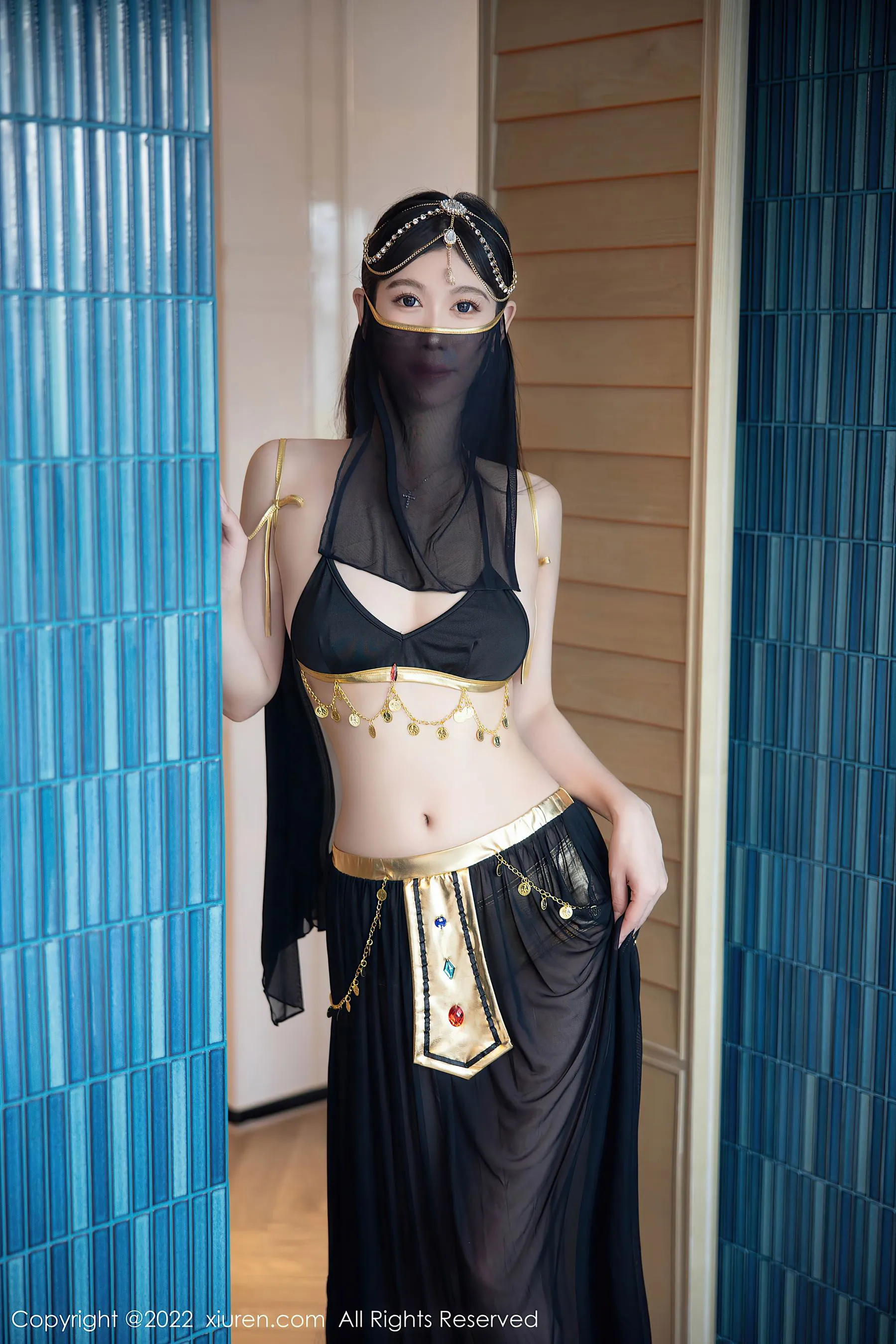  秀人网 No.5849 李雅柔182CM 西域风情第18张