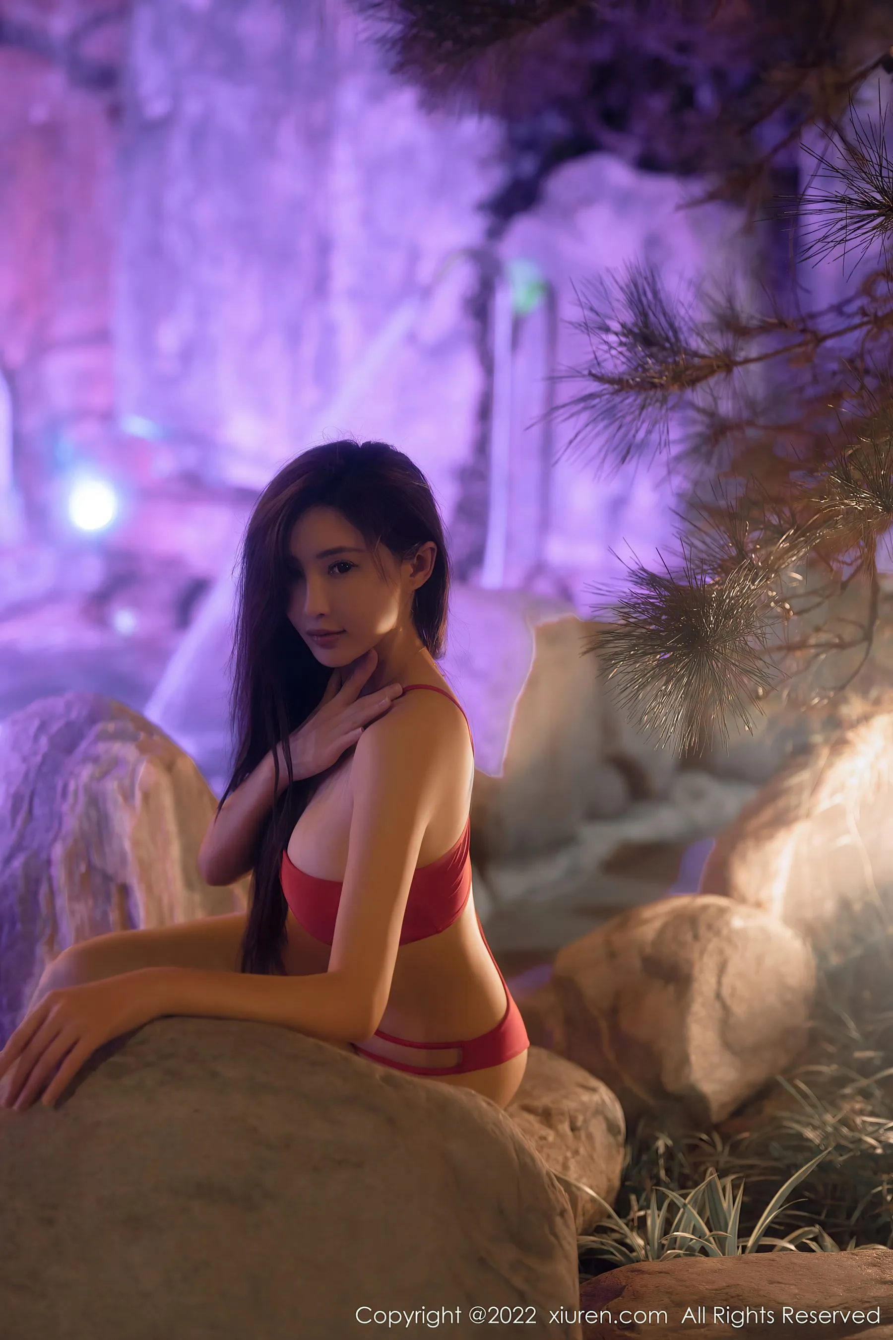 秀人网 No.6014 Carol周妍希 温泉写真插图4