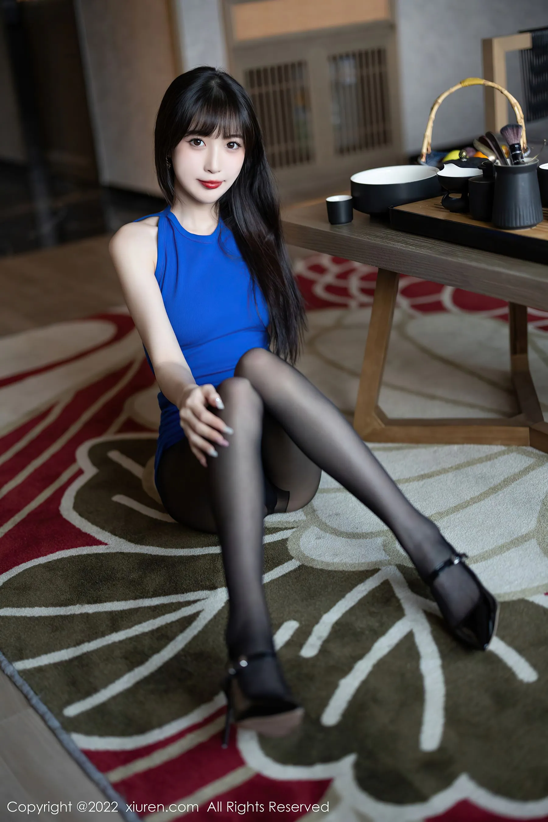 秀人网 No.5971 林星阑 黑丝美腿第26张