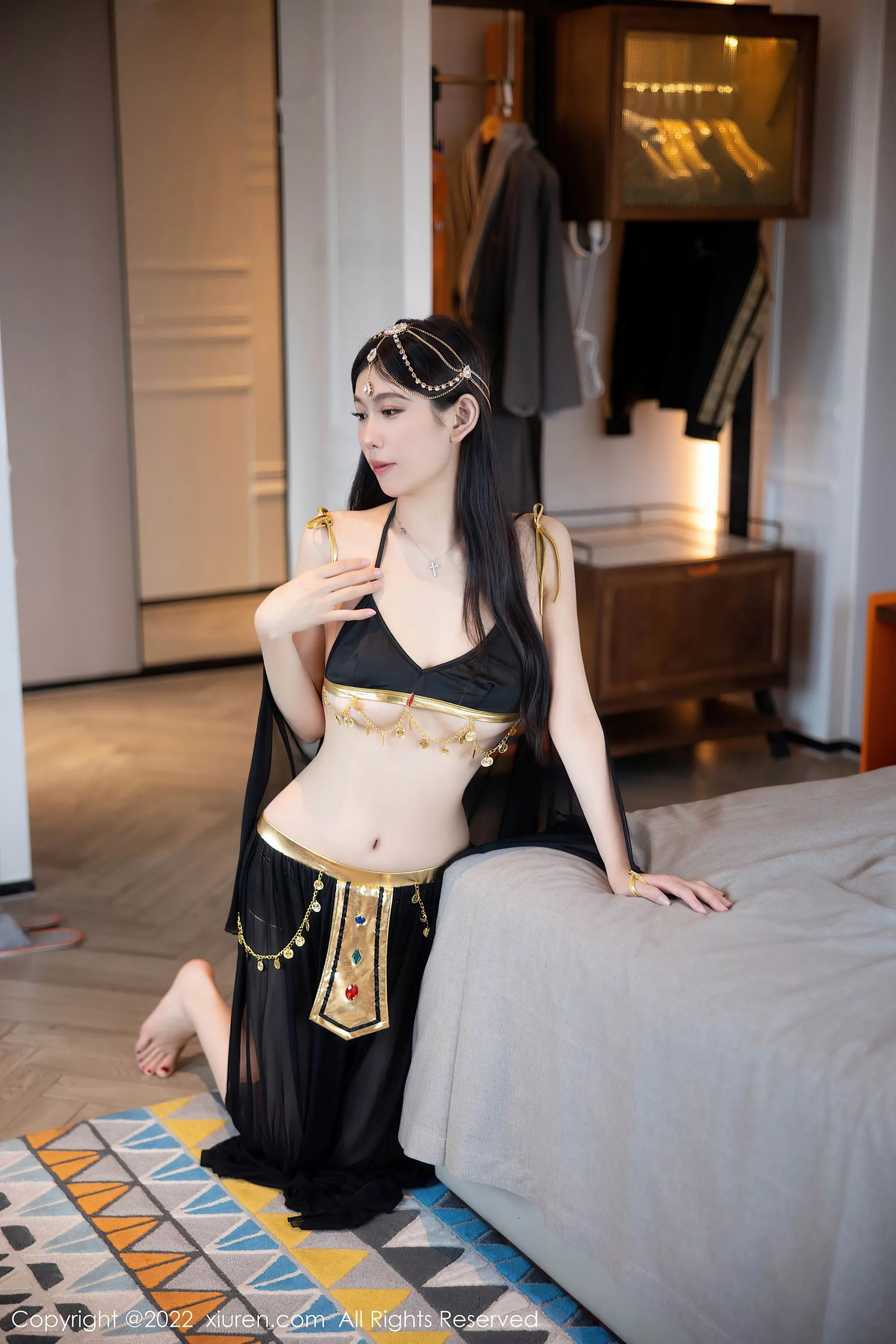  秀人网 No.5849 李雅柔182CM 西域风情第14张