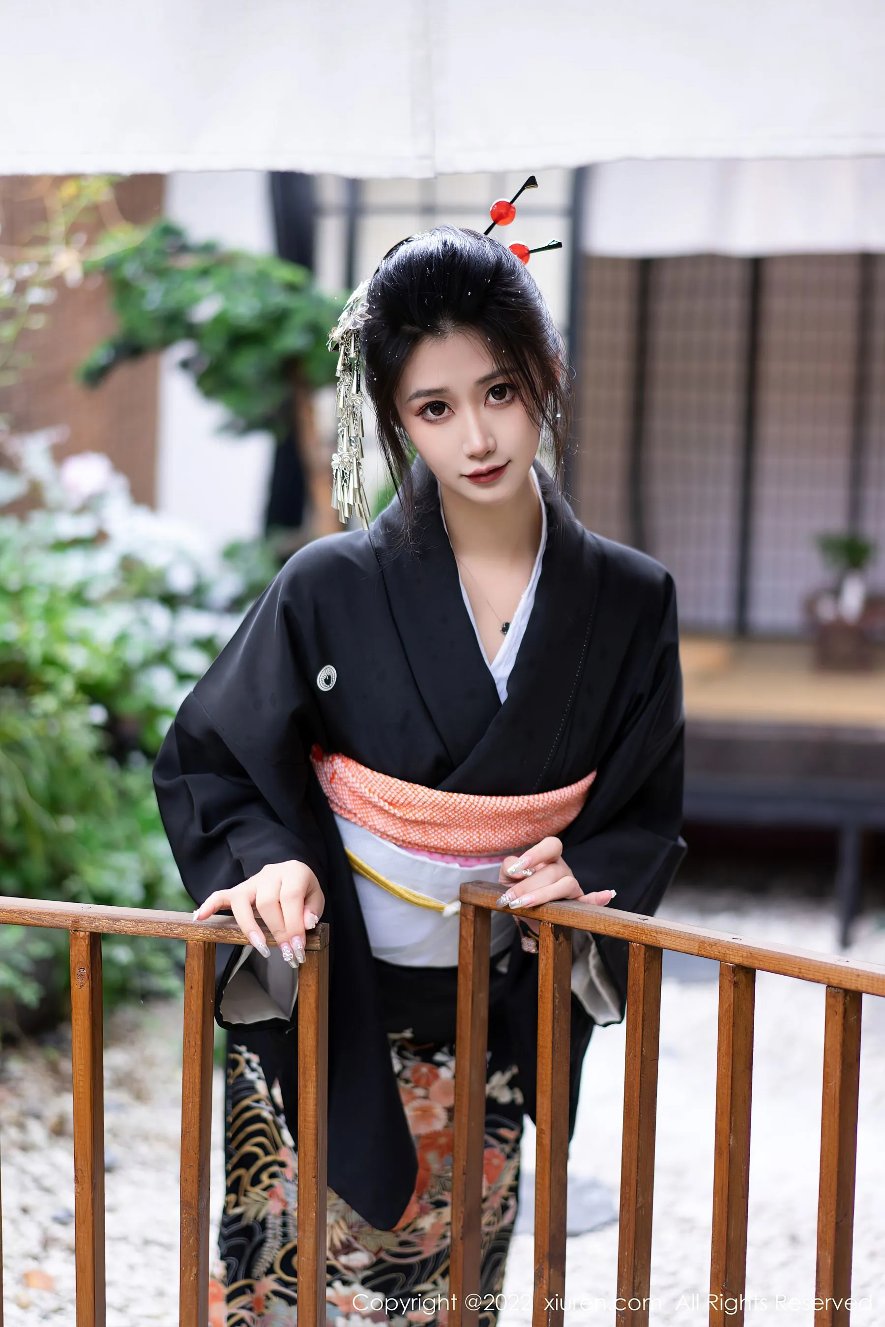 秀人网 No.5932 laura阿姣 和服美腿第22张